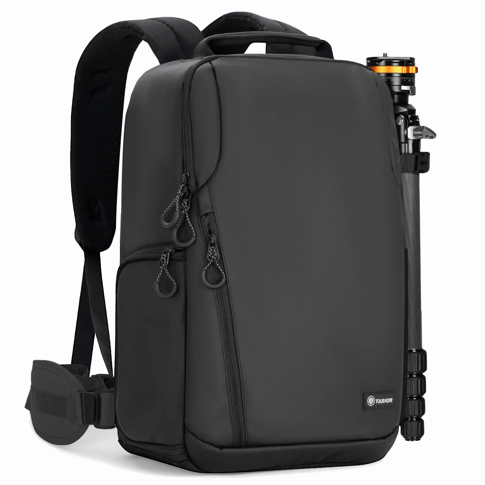 TARION Zaino Fotografico Grande Capacità: Zaino Impermeabile per Fotocamera Con Scomparto per Laptop da 16'' Borsa Fotografica Con Copertura Antipioggia TR-XL(Nero)