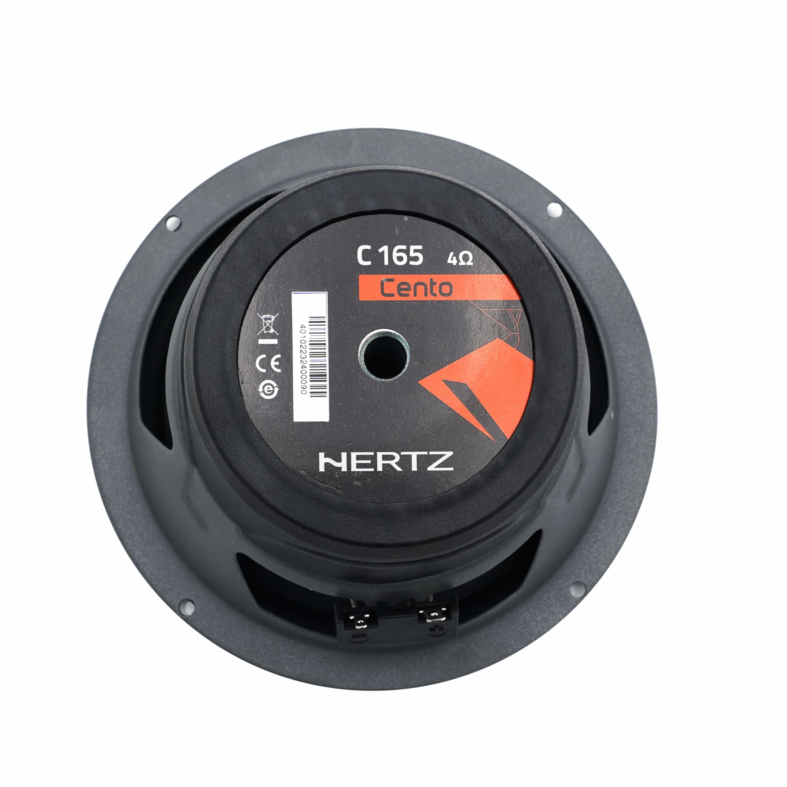 Hertz CK 165 - Sistema audio a due vie per auto con woofer da 165 mm in carta pressata, tweeter a cupola da 26 mm, crossover dedicato e griglie incluse, potenza massima 285W