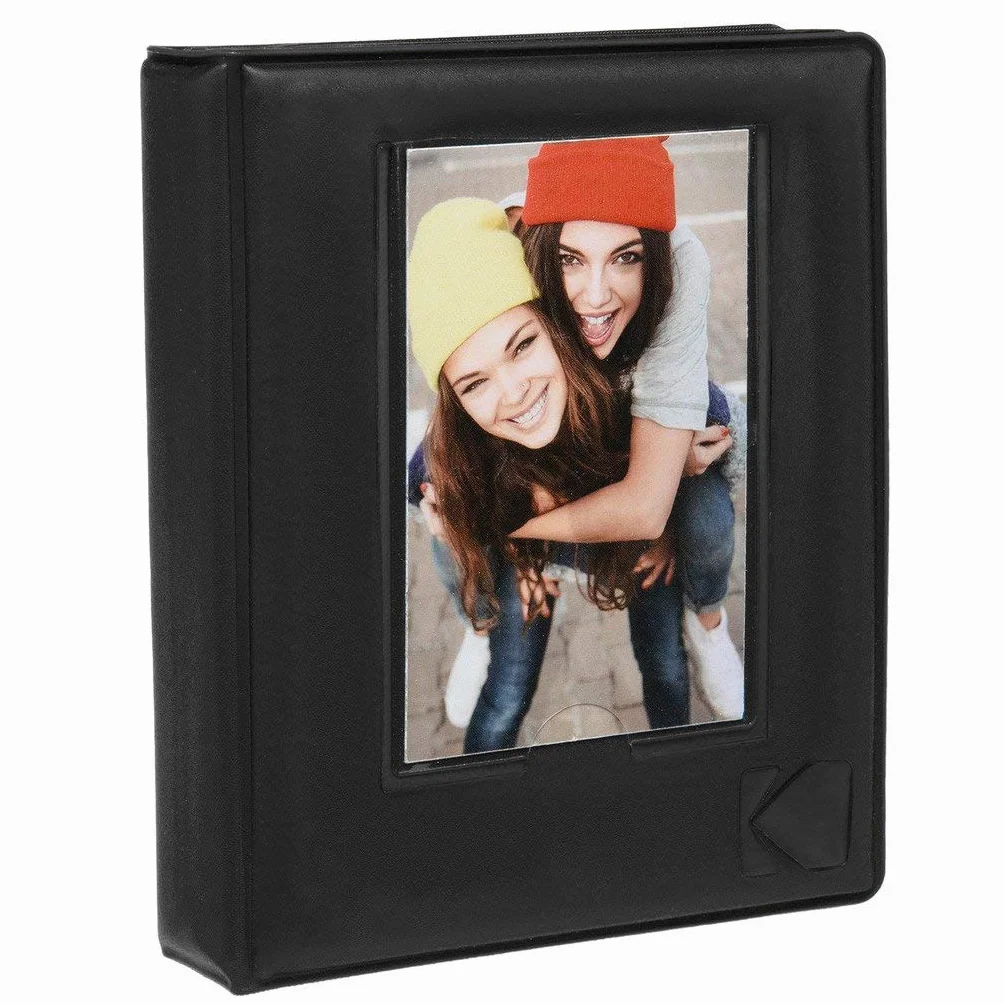 KODAK Pacchetto Deluxe per Fotocamera istantanea Printomatic (Gialla) + Carta Zink (20 Fogli) + Custodia Deluxe + Album Fotografico + cornici appendibili + Comoda Tracolla