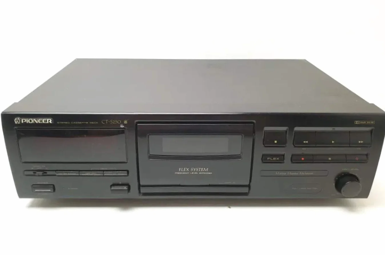 Pioneer CT-S -250 cassette, colore nero