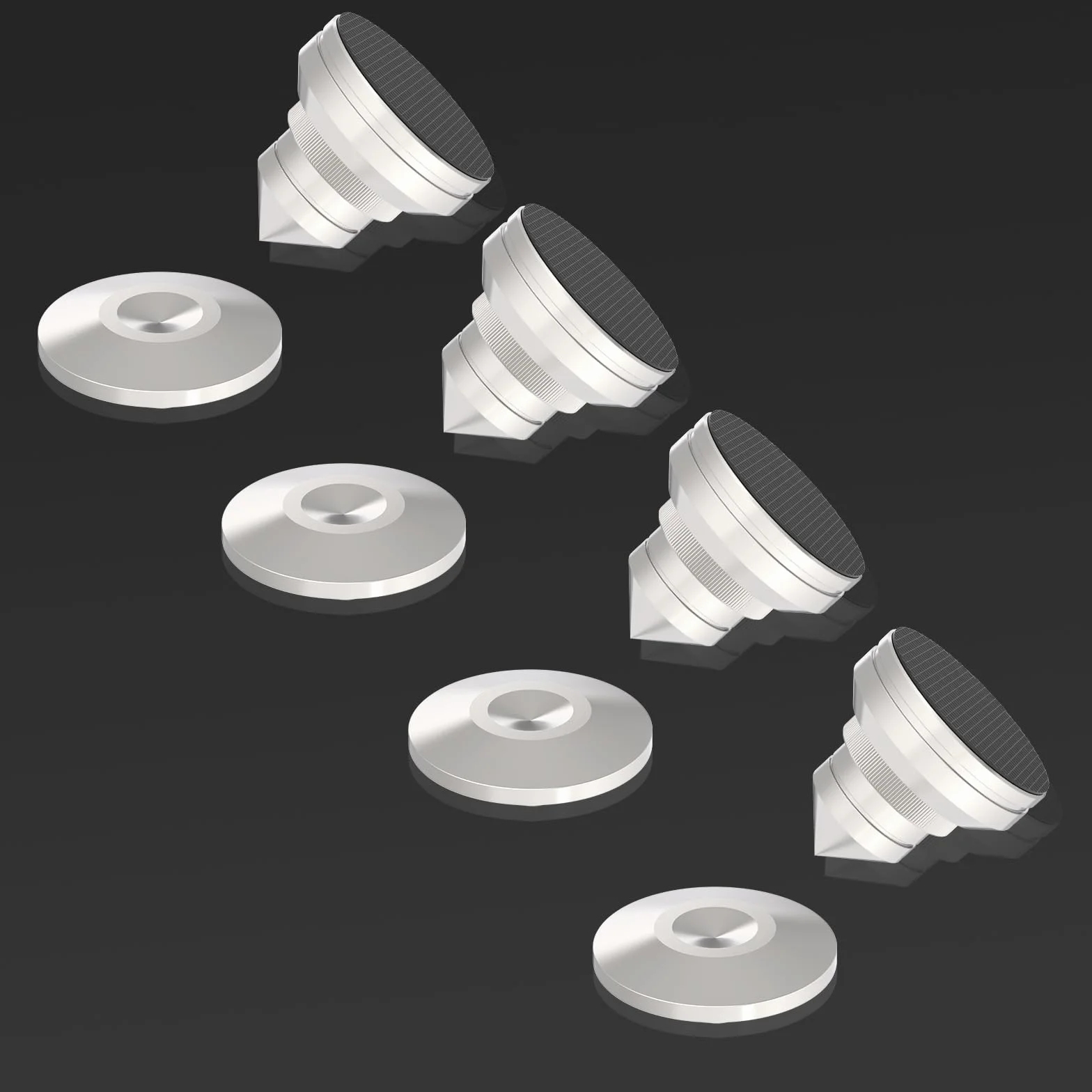 Puntale per altoparlante regolabile in acciaio inossidabile per subwoofer audiofilo