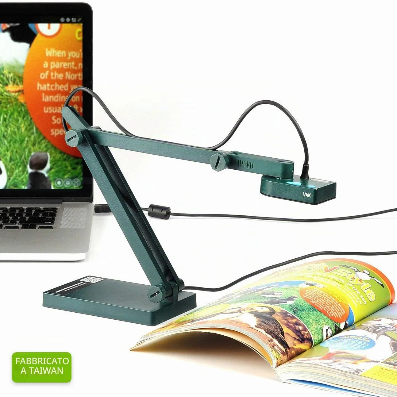 Ipevo V4K ultra High Definition USB telecamera documenti