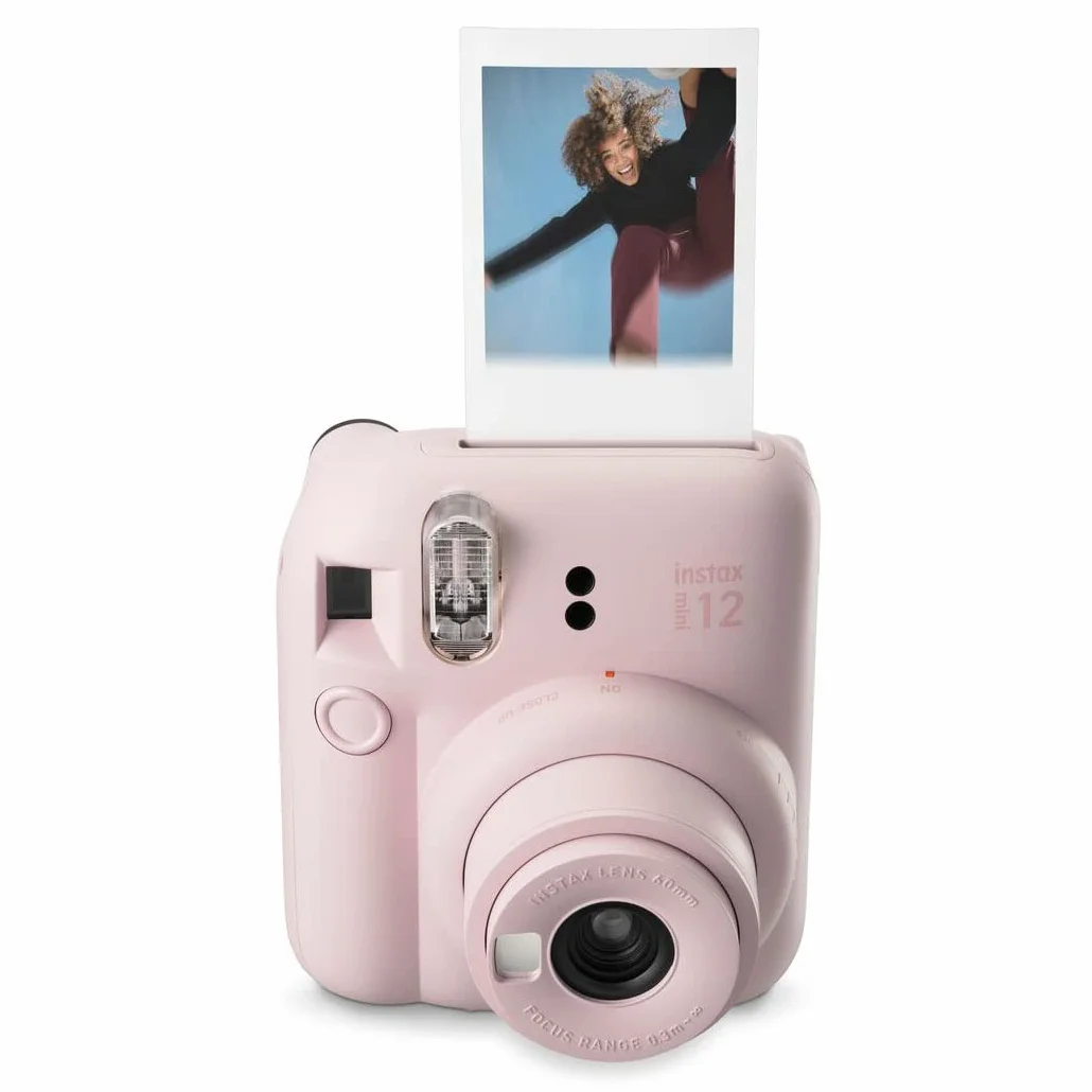 Fujifilm Instax Mini 12 - Fotocamera istantanea con confezione da 40 pellicole, colore: Rosa