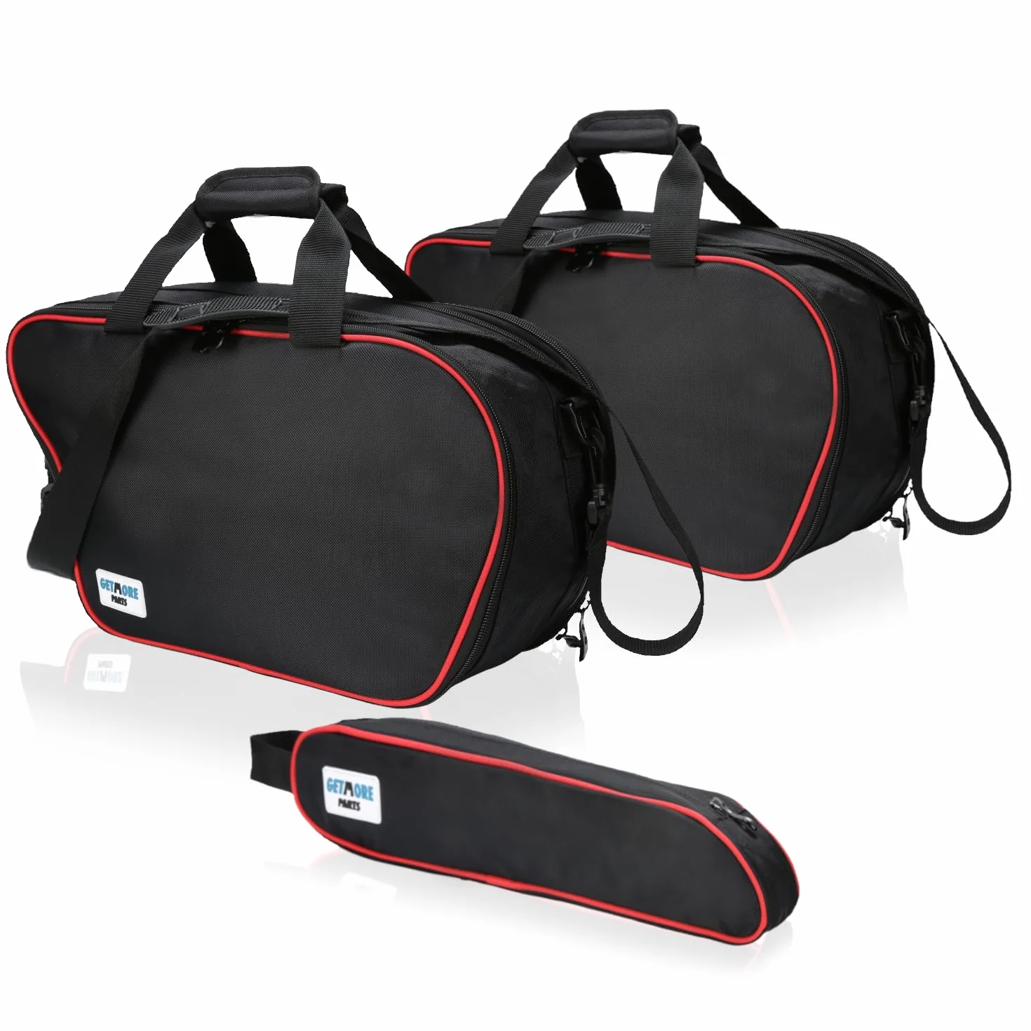 GETMORE Parts Tasche interne per MV Agusta Turismo Veloce – adatte per Rosso, Lusso, SCS, RC SCS – Set di 2 valigie laterali – su misura e robusto – pratiche borse per valigia per viaggi in moto