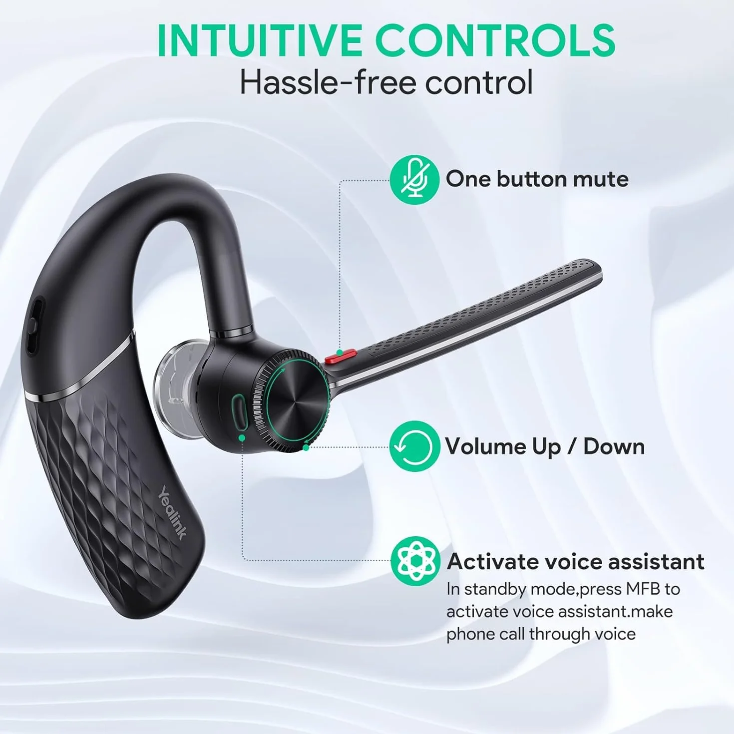 Yealink BH71 Pro Auricolare Bluetooth senza fili con dongle