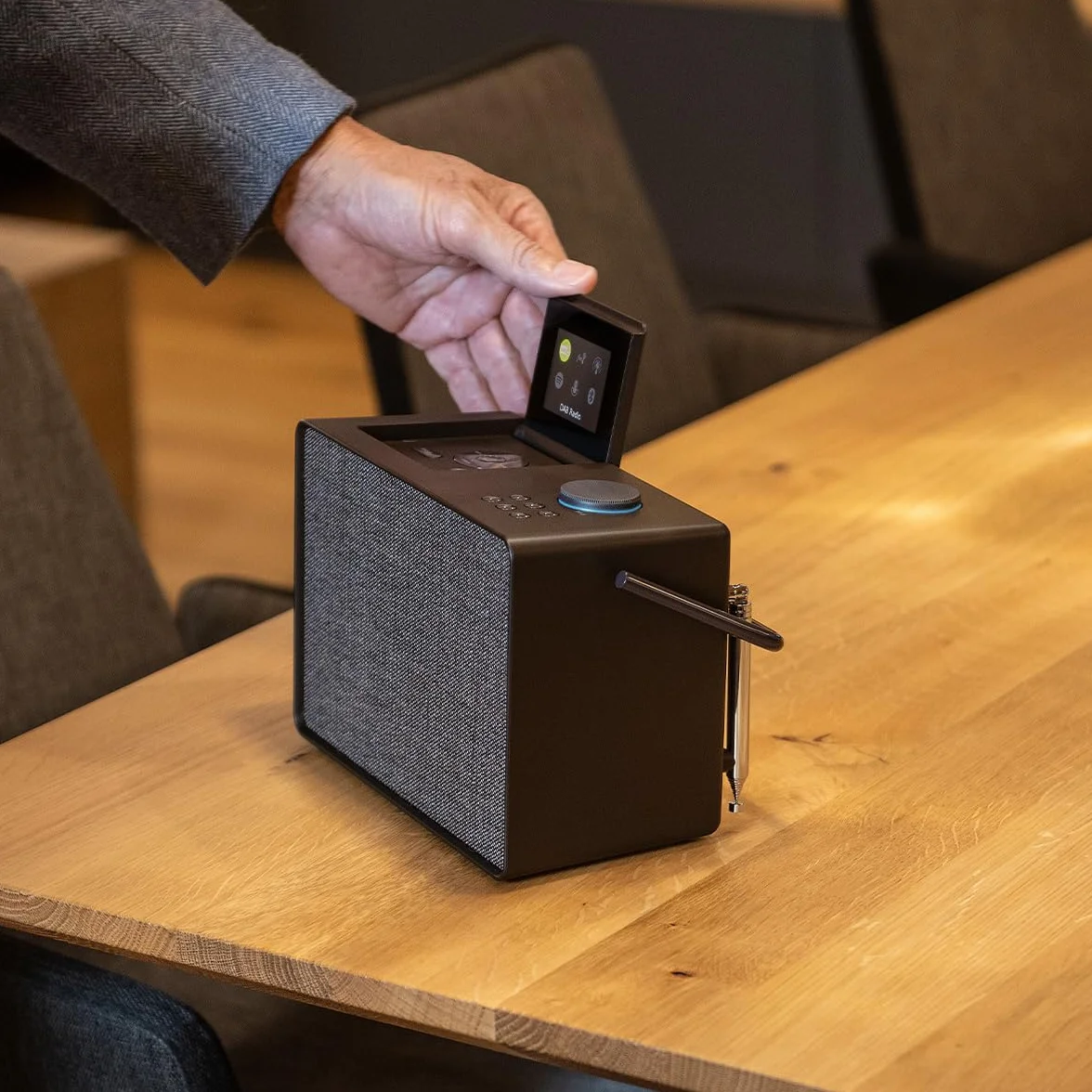 Pure Evoke Play radio DAB+/FM 40W Bluetooth internet radio Nero Caffè