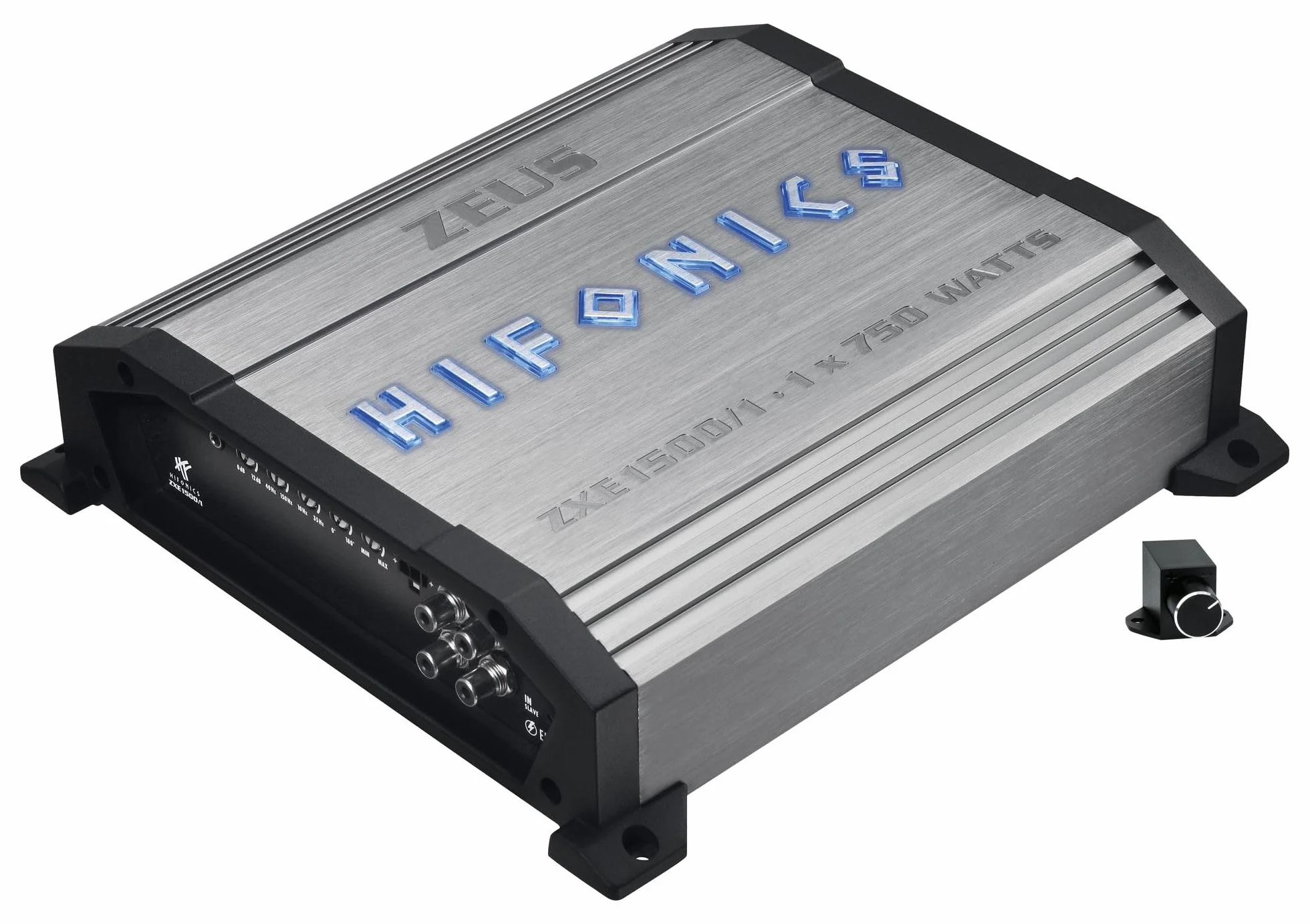Hifonics ZXE1500/1 | 750 Watt RMS Mono Digital Amplificatore Monoblock 12 V Amplificatore Auto Bass Subwoofer Telecomando