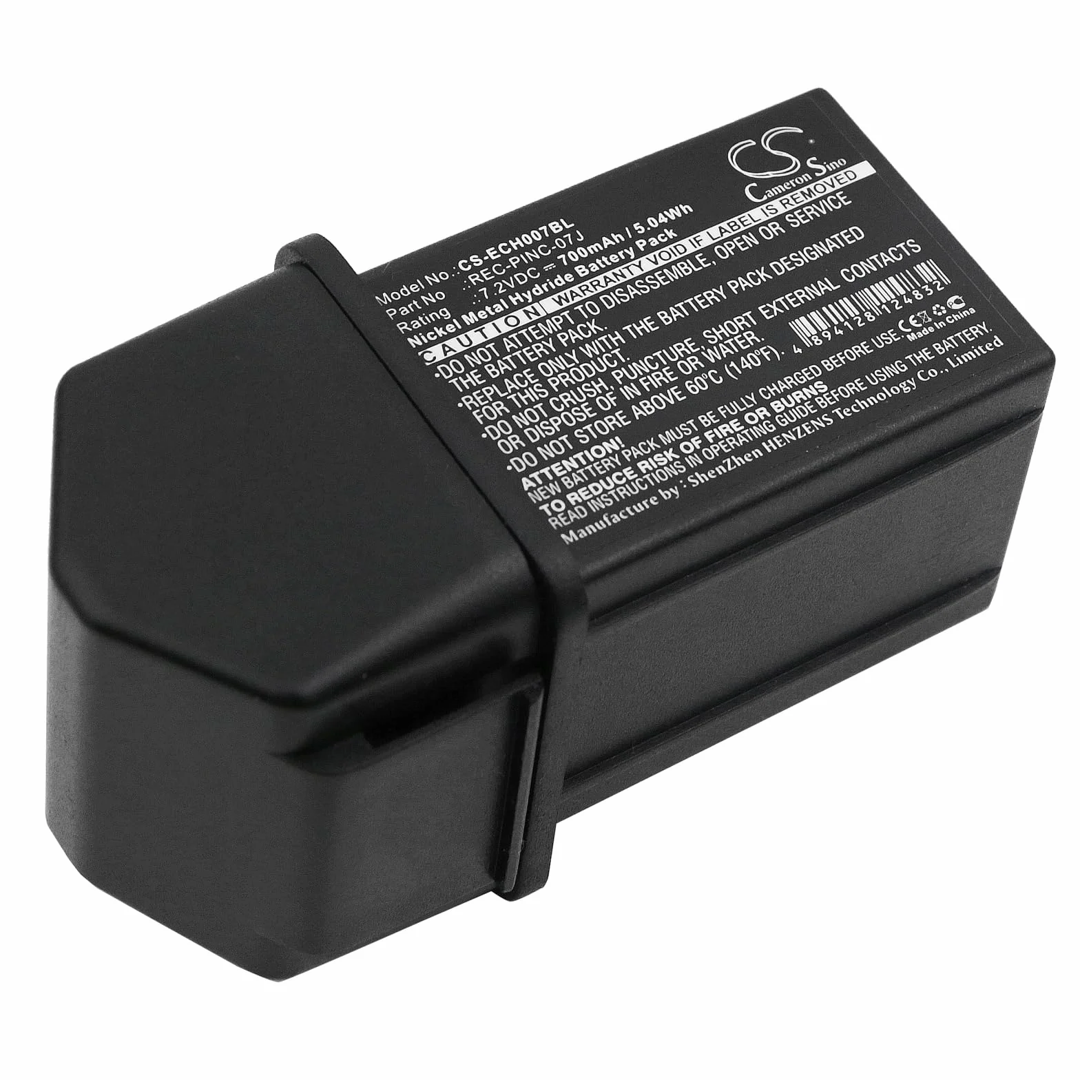 Batteria 700mAh compatibile con CONTROL-07, GENIO-M, TECHNO-M sostituisce PINC-07MH