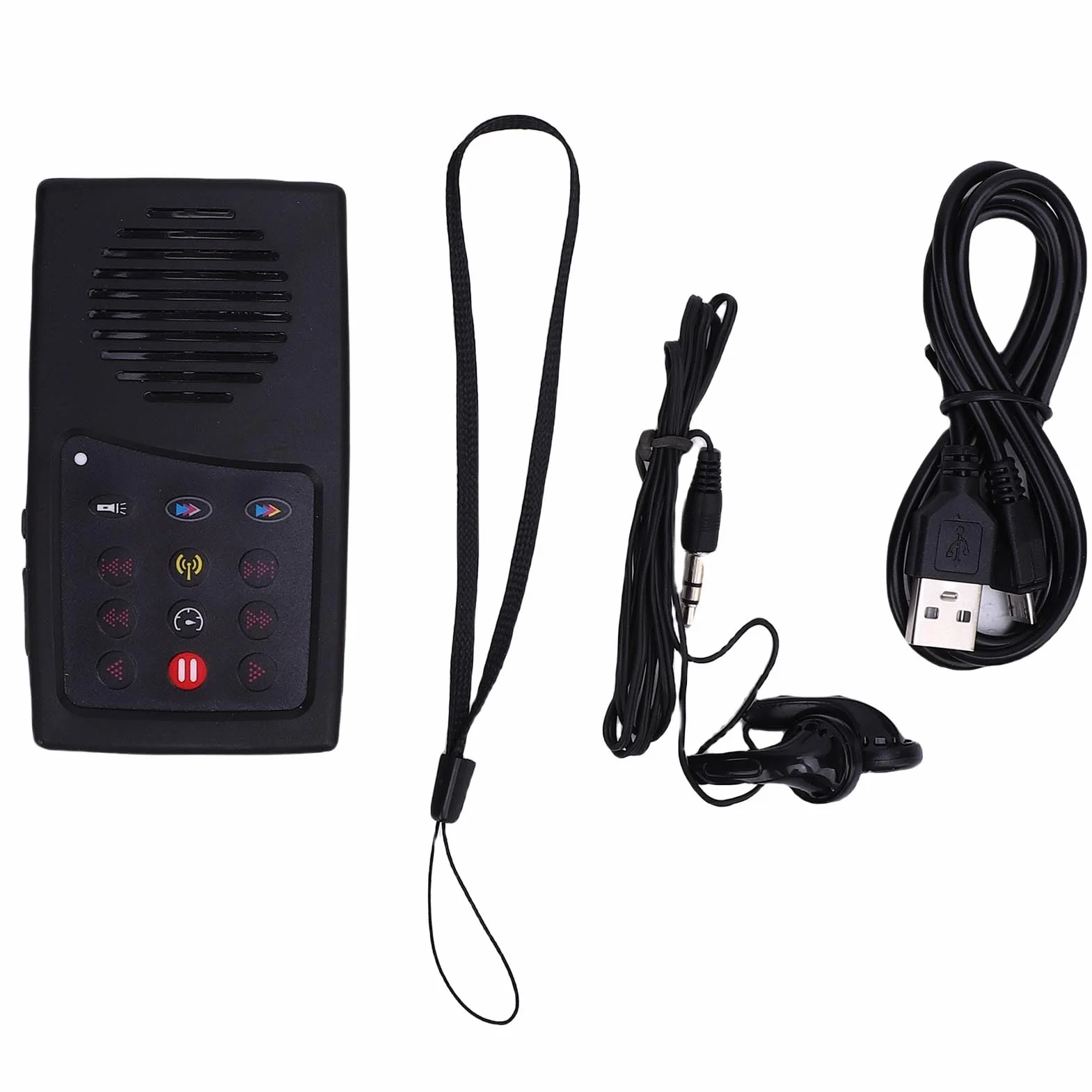Tosuny Lettore Biblico Audio Solare Portatile con Francese Spagnolo KJV NIV Radio FM Batteria a Lunga