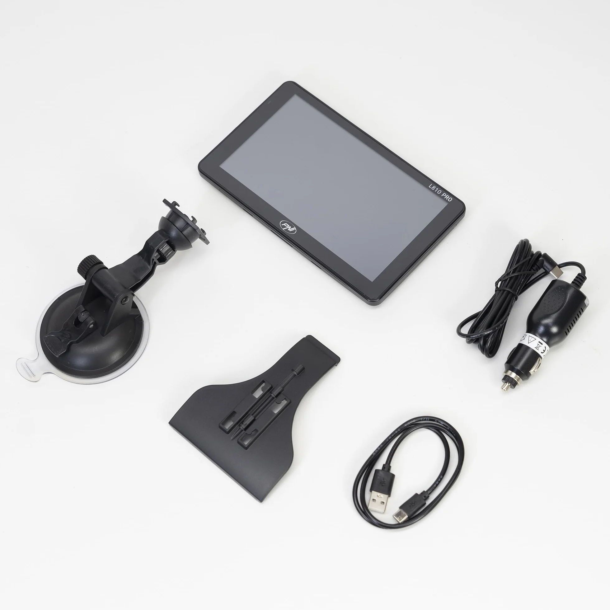 Sistema di navigazione GPS PNI L810 7 inch, 800 MHz, 256M DDR, 8GB, compatibile con qualsiasi mappa, nessuna mappa preinstallata