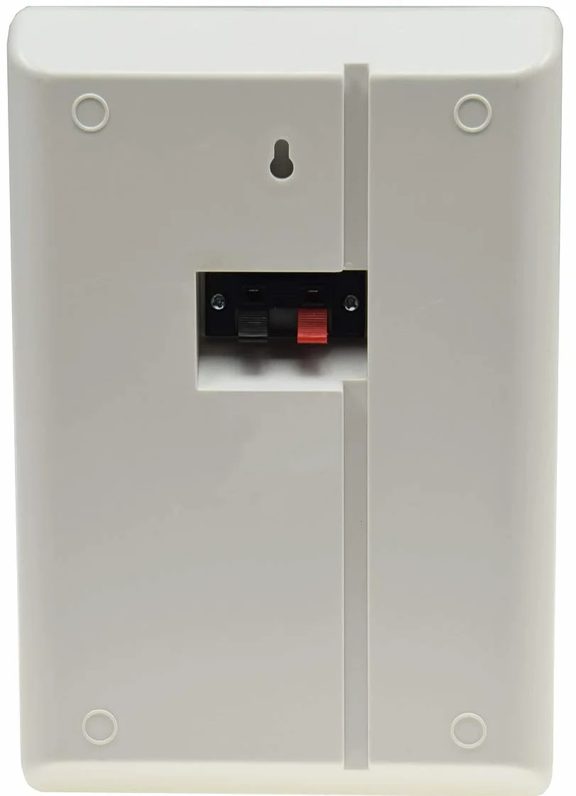 ChiliTec Altoparlanti da parete a pannello piatto 2 vie 40 Watt 2 pezzi 37 mm bianco