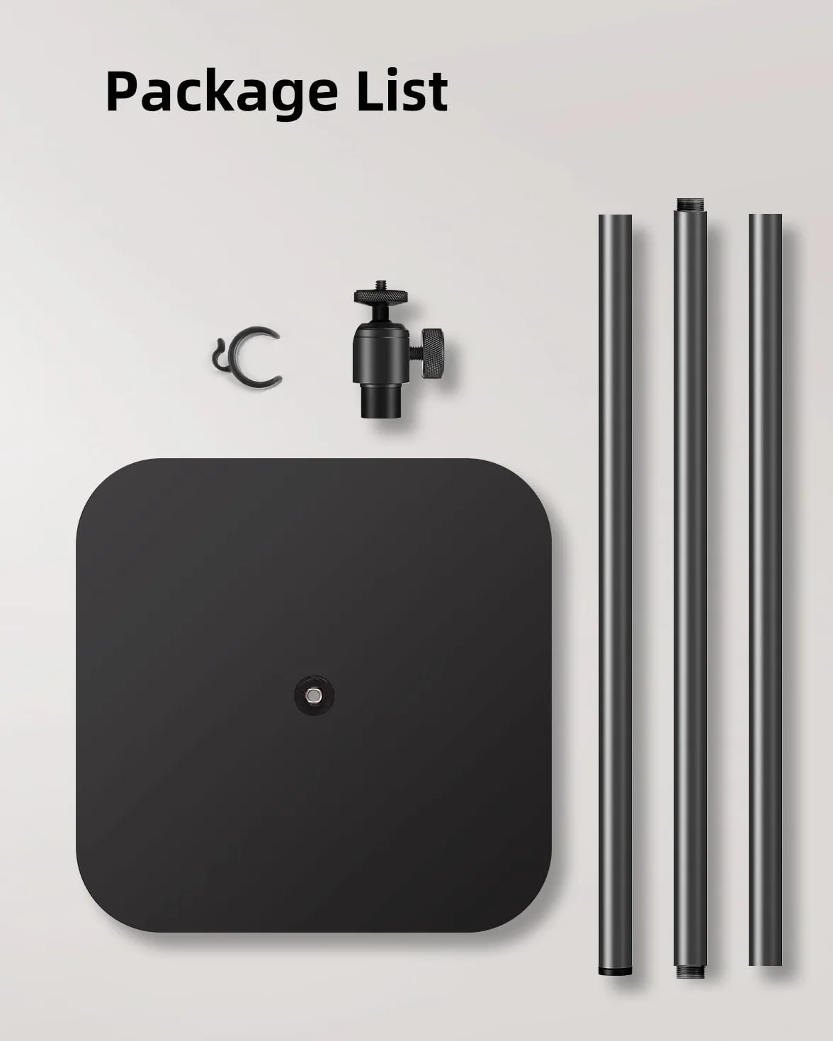 Aurzen Supporto per proiettore, compatibile con TMY, HAPPRUN, Yaber, Epson, e la maggior parte dei proiettori, altezza 120 cm con vite da 1/4", supporta fino a 8,2 kg, ideale per proiettori