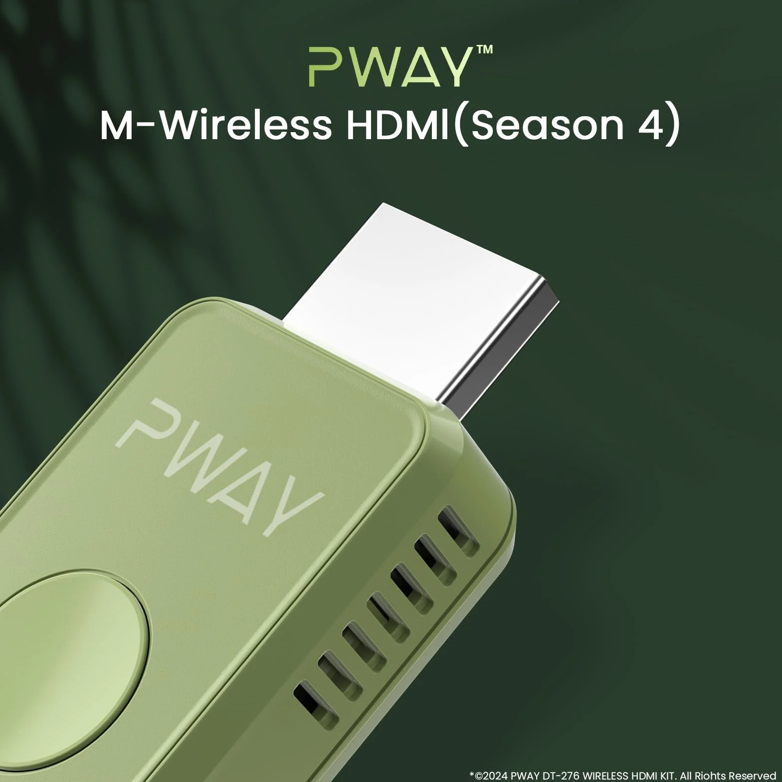 Trasmettitore e Ricevitore HDMI Wireless - Kit Estensore Portatile Plug & Play 2.4G/5G per Streaming di Video e Audio su Monitor da Laptop/PC/TV Box/Proiettore
