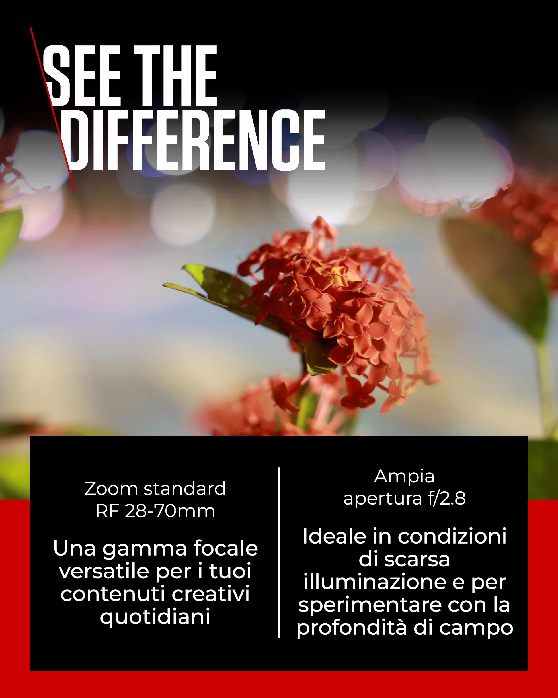 Canon Obiettivo zoom standard RF 28-70mm F2.8 IS STM per fotocamere EOS R