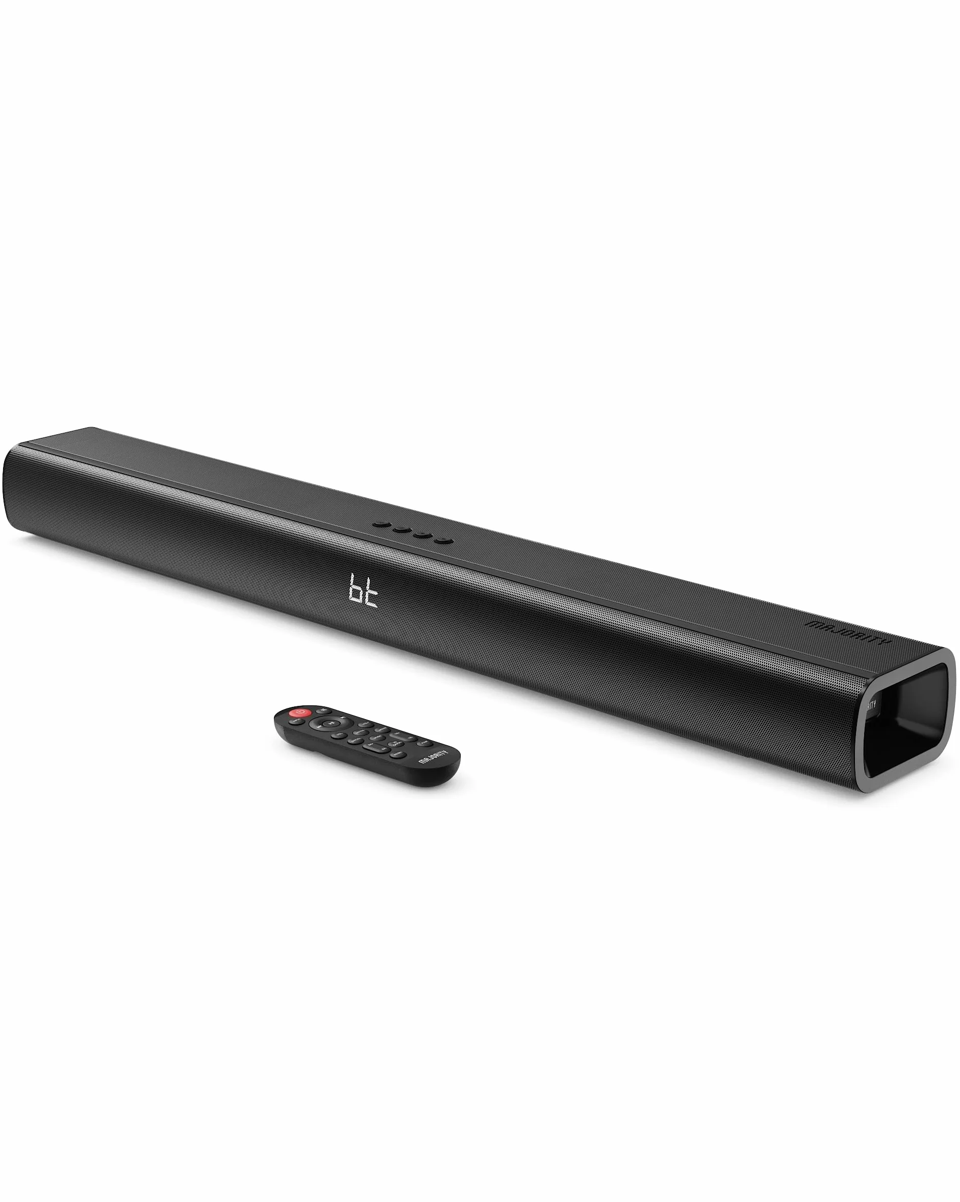 Majority Naga 80 Soundbar Bluetooth per TV | Barra Audio 2.2 Canali 140W con Subwoofer Integrato | HDMI ARC, Ottico, AUX, USB | Soundbar per Smart TV con Suono Surround 3D