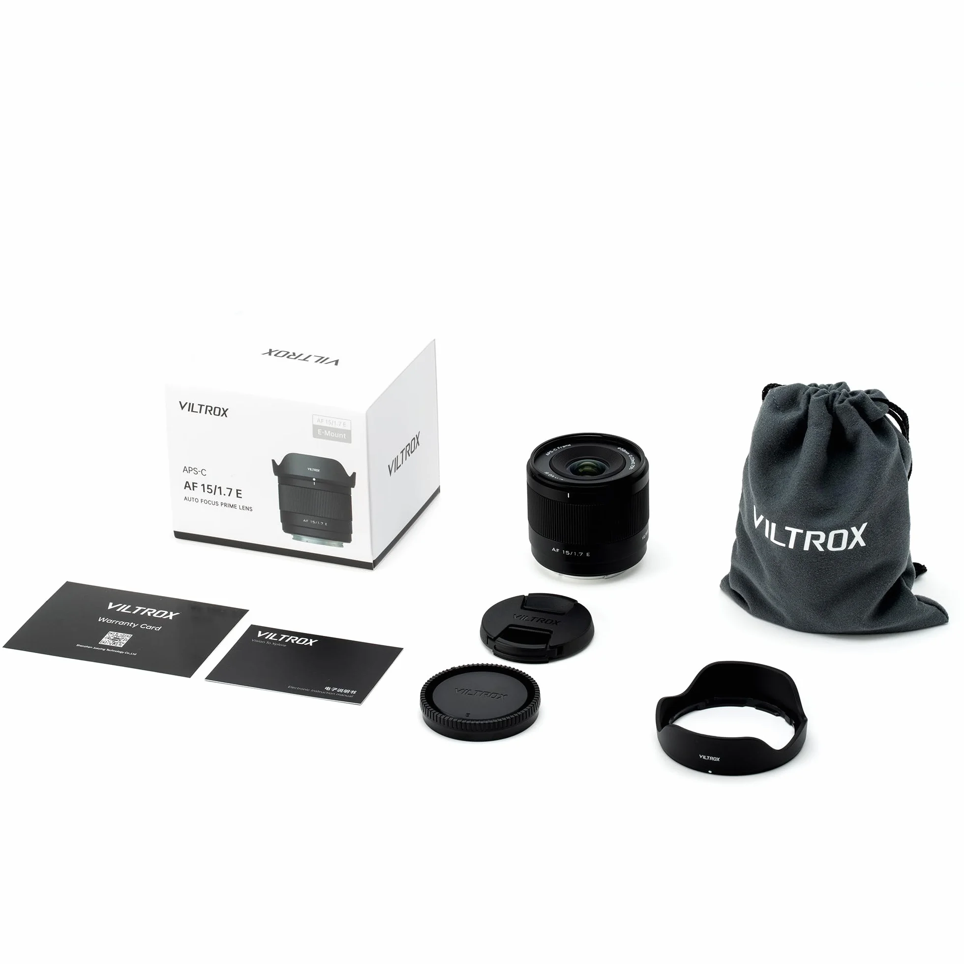 VILTROX 15mm F1.7 E Obiettivo AF Sony E APS-C A7CII A7CR ZV-E1 A7RV