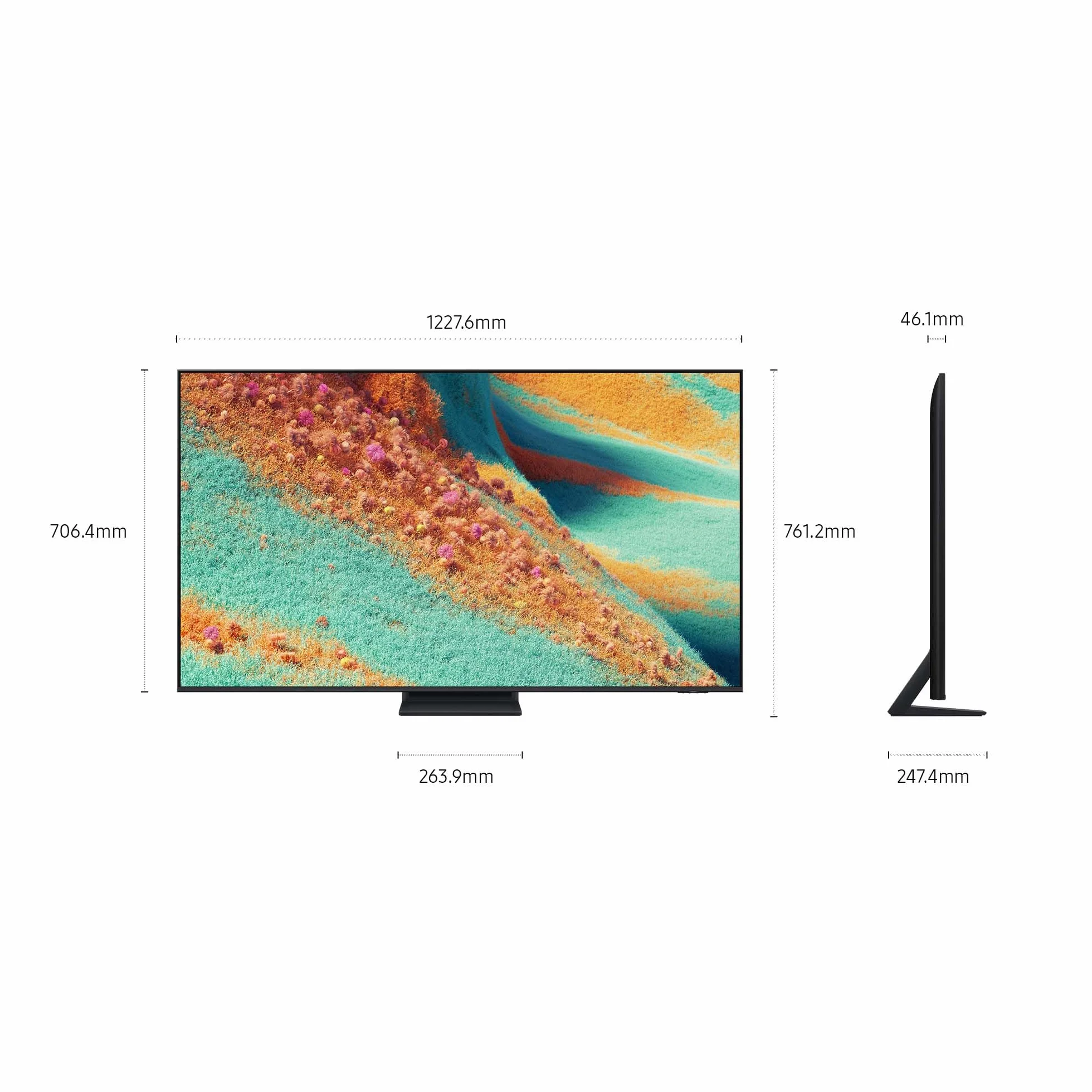 Samsung Neo QLED 4K Vision AI Smart TV 55'' QE55QN85FAUXZT NQ4 AI Gen2 Processor 4K AI Upscaling Dolby Atmos OTS Lite 2025