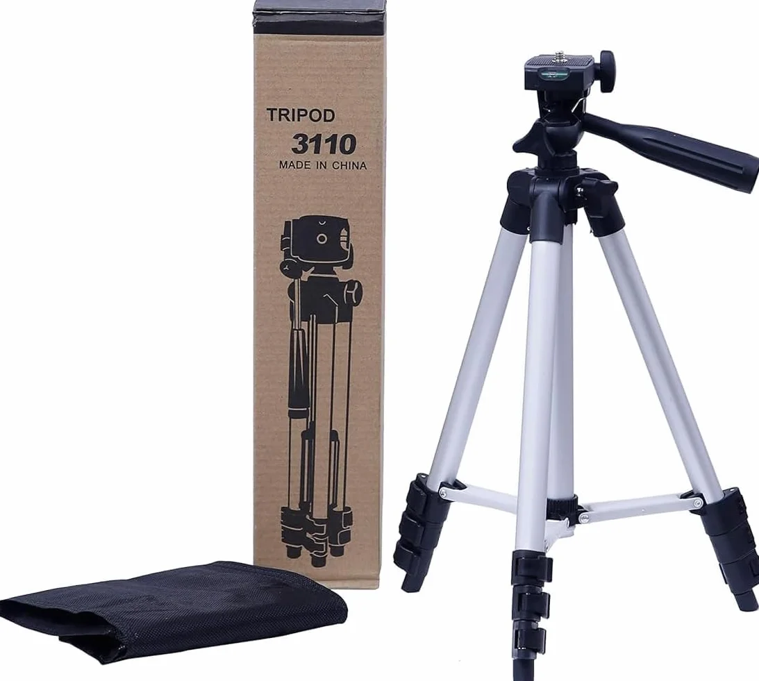 Treppiede Fotocamera Leggero Cavalletto Allungabile Alluminio con Livella Regolabile Estendibile per Macchina Fotografica digitale Videocamera Treppiedi Camera per Canon Nikon Supporto Smartphone