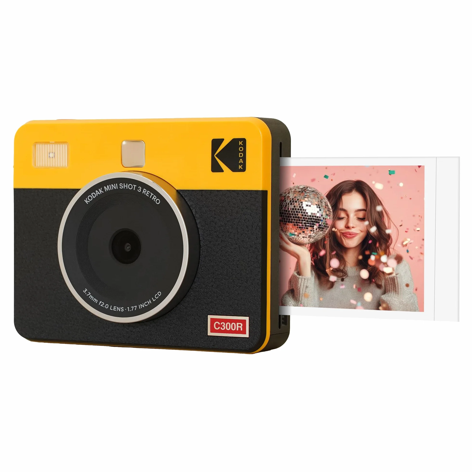 Kodak Mini Shot Combo 3 Retro - C300R, Giallo
