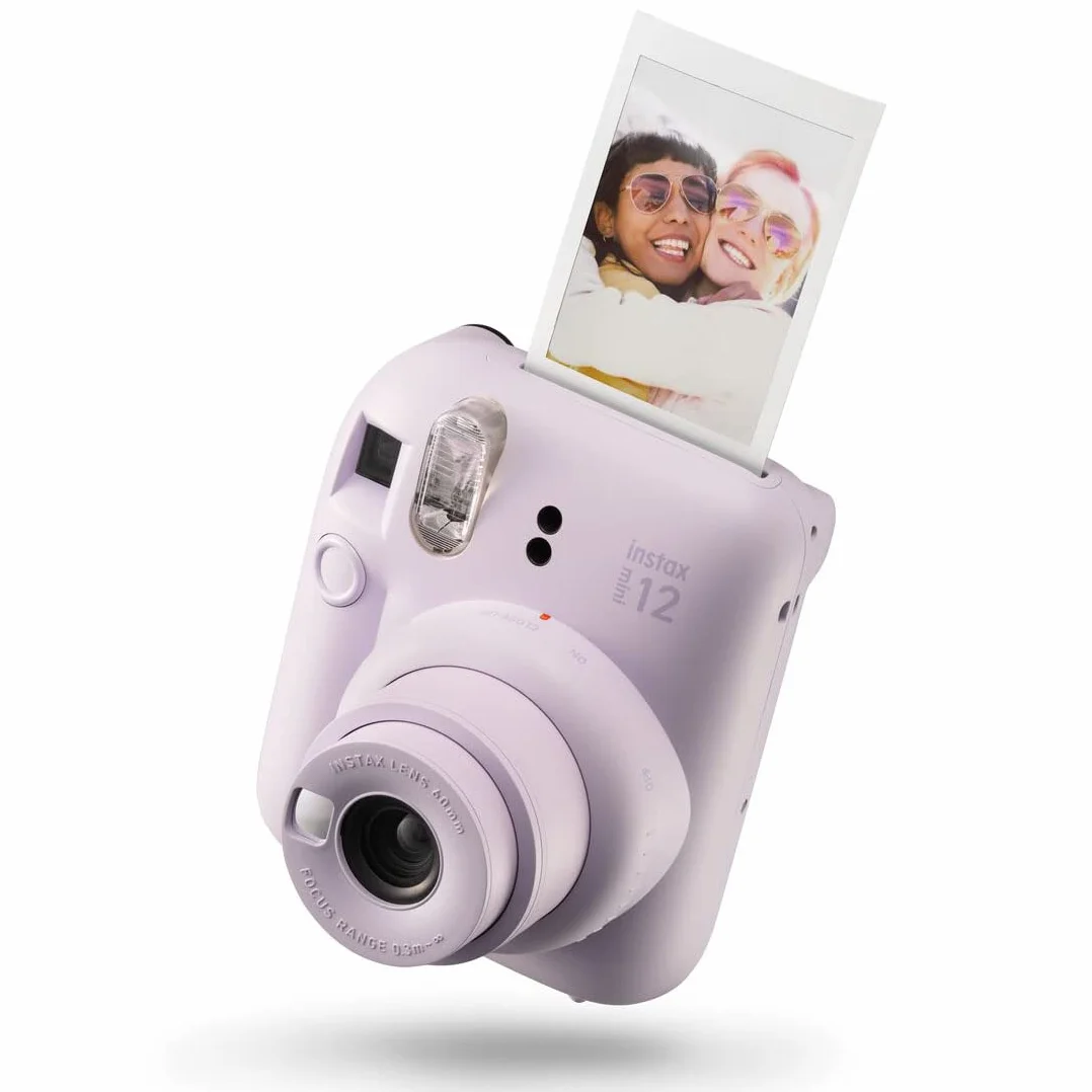 Fujifilm Instax Mini 12 - Fotocamera istantanea con confezione da 40 pellicole, colore: lilla