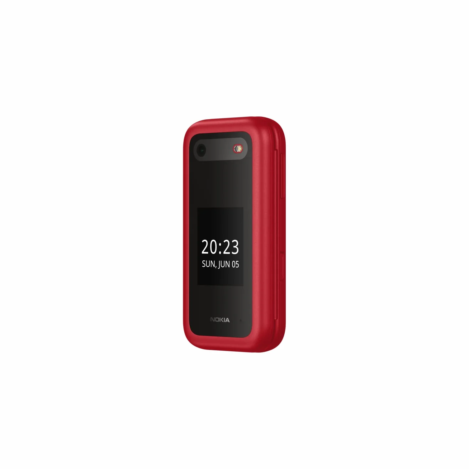 Nokia 2660 - Telefono Cellulare 4G Dual Sim, Display 2.8", Tasti Grandi, Tasto SOS, Fotocamera, Bluetooth, Radio FM Wireless e lettore mp3, Ampia batteria, Rosso, Italia