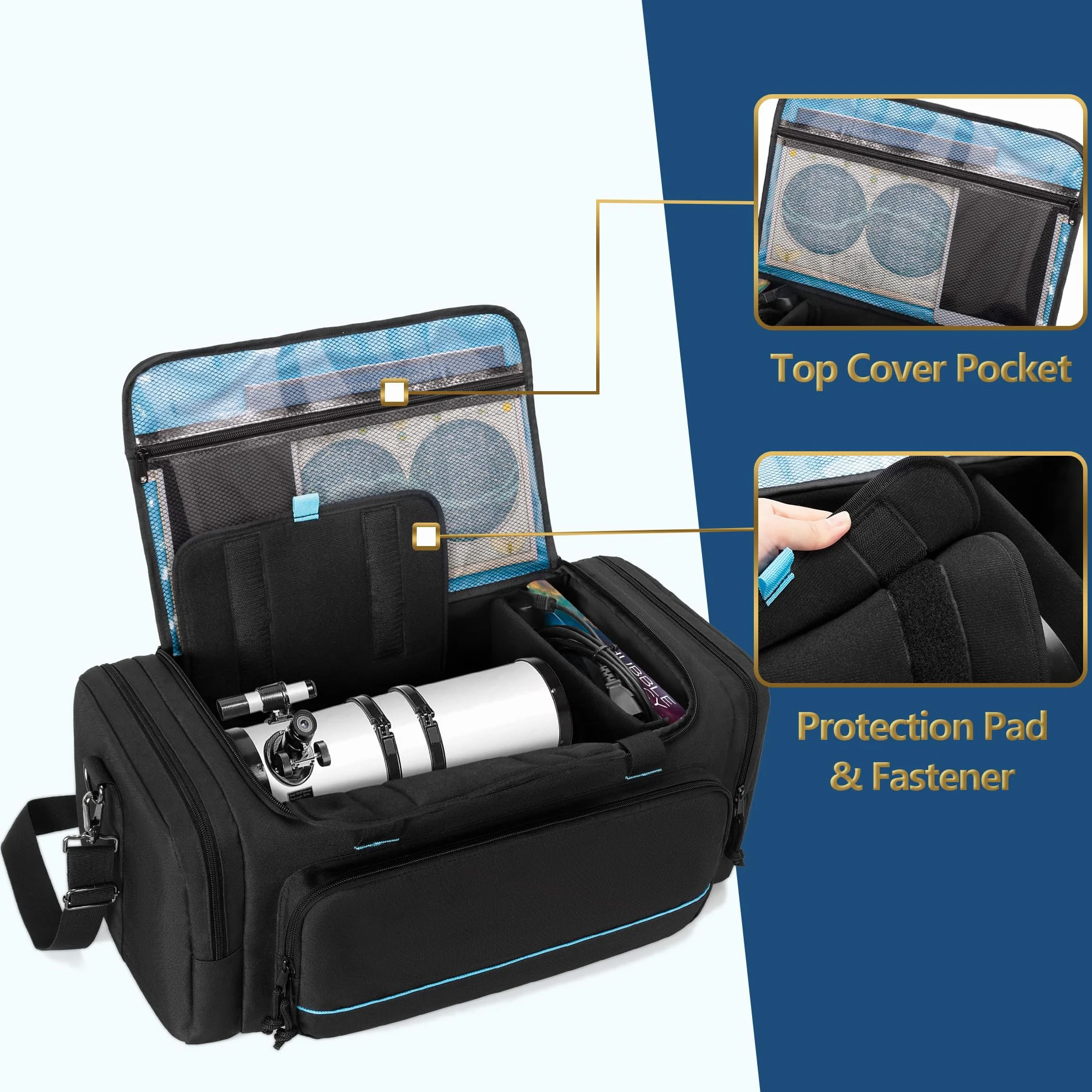 samdew Borsa per Tubo Telescopio Compatibile con Celestron Tubi Ottici da 4",5",6",8" e 9,25'', Custodia per Trasporto Telescopio Compatibile con NexStar SE, Evolution, Schmidt-Cassegrain, Solo Borsa