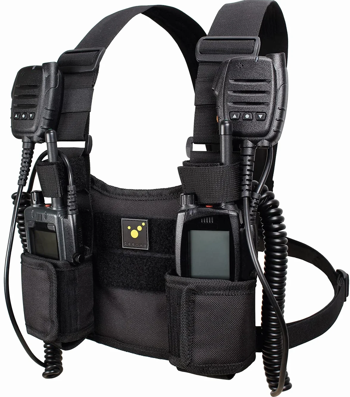 tee-uu CHEST TWIN pettorina per due radio