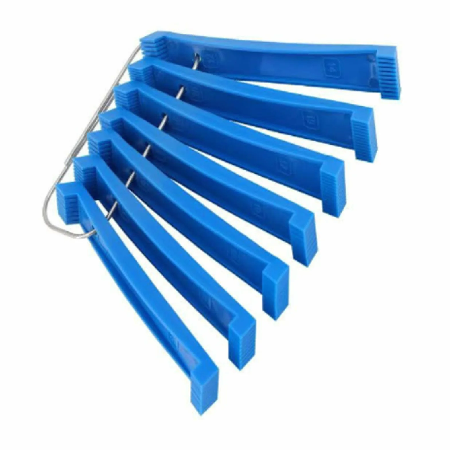 Pettine Alette Radiatore Kit 7 Spazzole Riparazione Pulizia Manutenzione Automobilistica