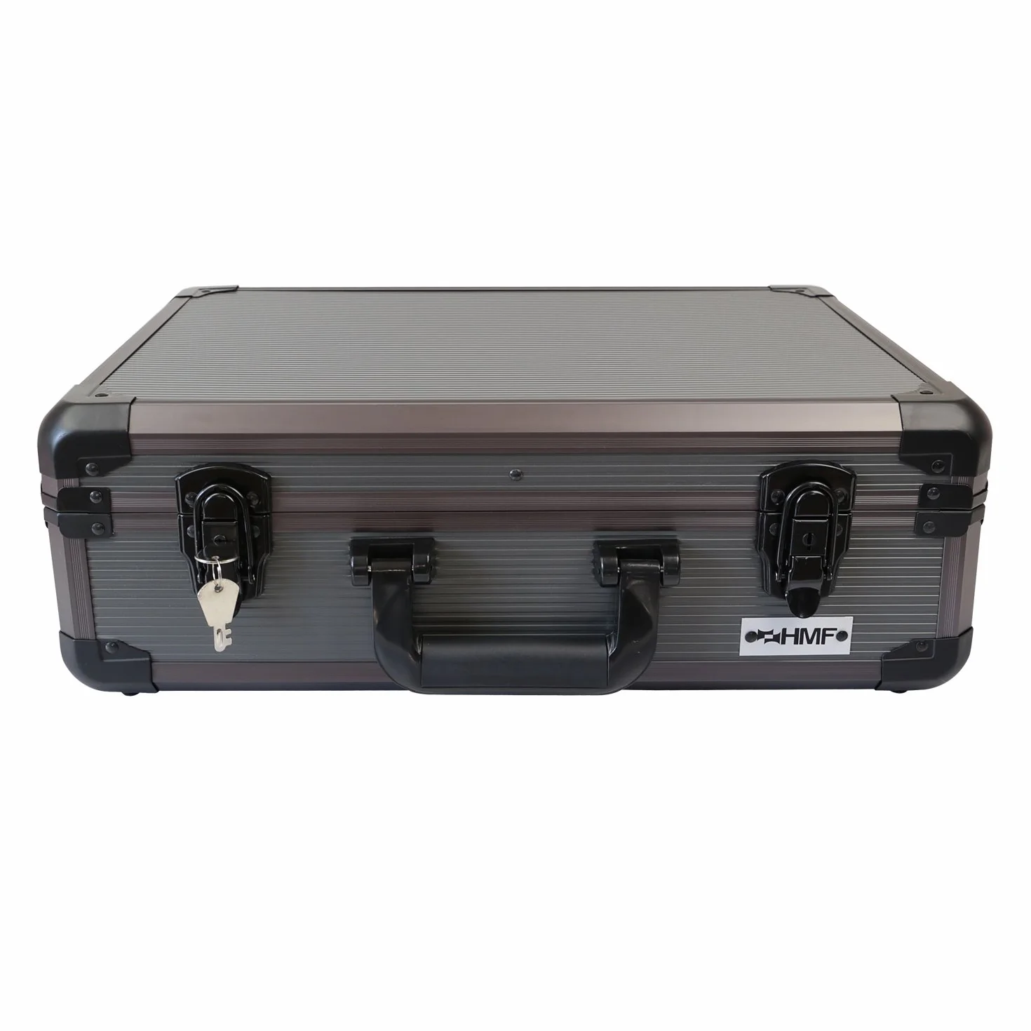 HMF 14502-02 Valigetta con macchina fotografica, Valigia Universale, Scomparti Individuali, Alluminio, 46 x 15 x 33 cm
