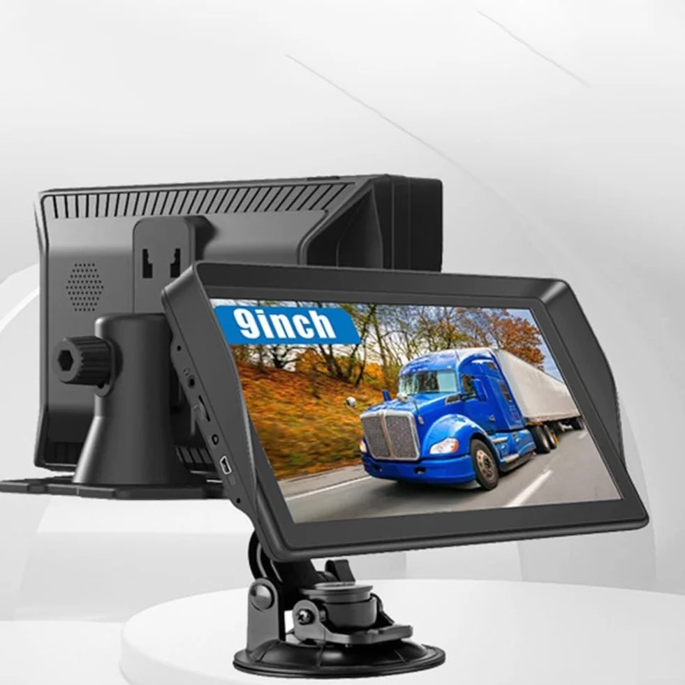 Navigatore GPS per camion 9 pollici con aggiornamenti del sistema GPS 8GB 256MB mappe offline e controllo vocale