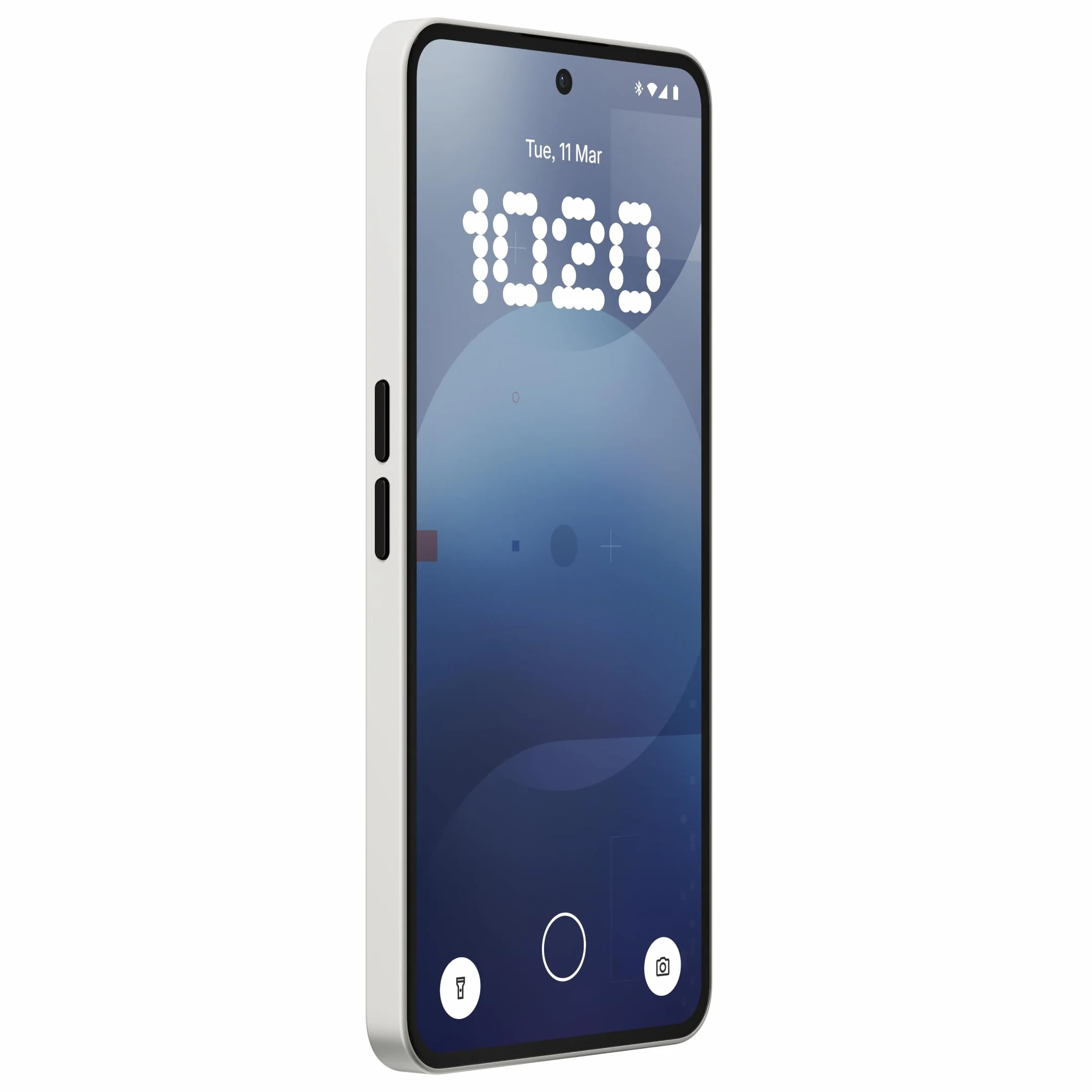 Nothing Phone (3a) 128 GB - Handy mit Essential Space, 50-MP-Hauptkamera, 32-MP-Frontkamera, 30-facher Ultra-Zoom, 8 GB RAM, Langer Akkulaufzeit und 6,77 Zoll Flexibles FHD+ AMOLED-Display - Weiß