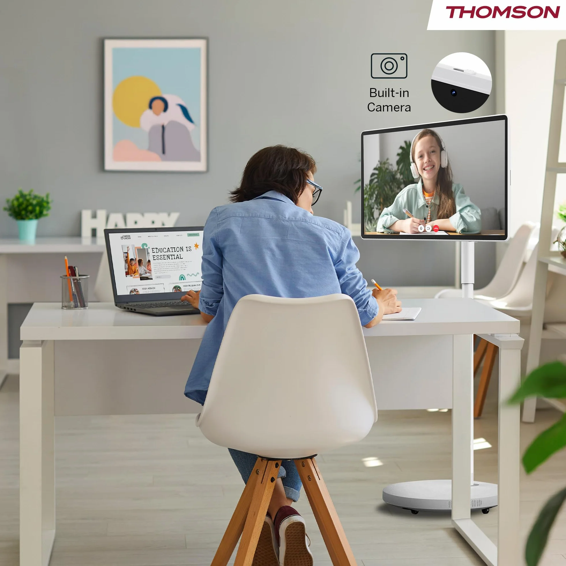 Thomson 27UE7M45 27 Cali 4K UHD Smart Touch Display Android
