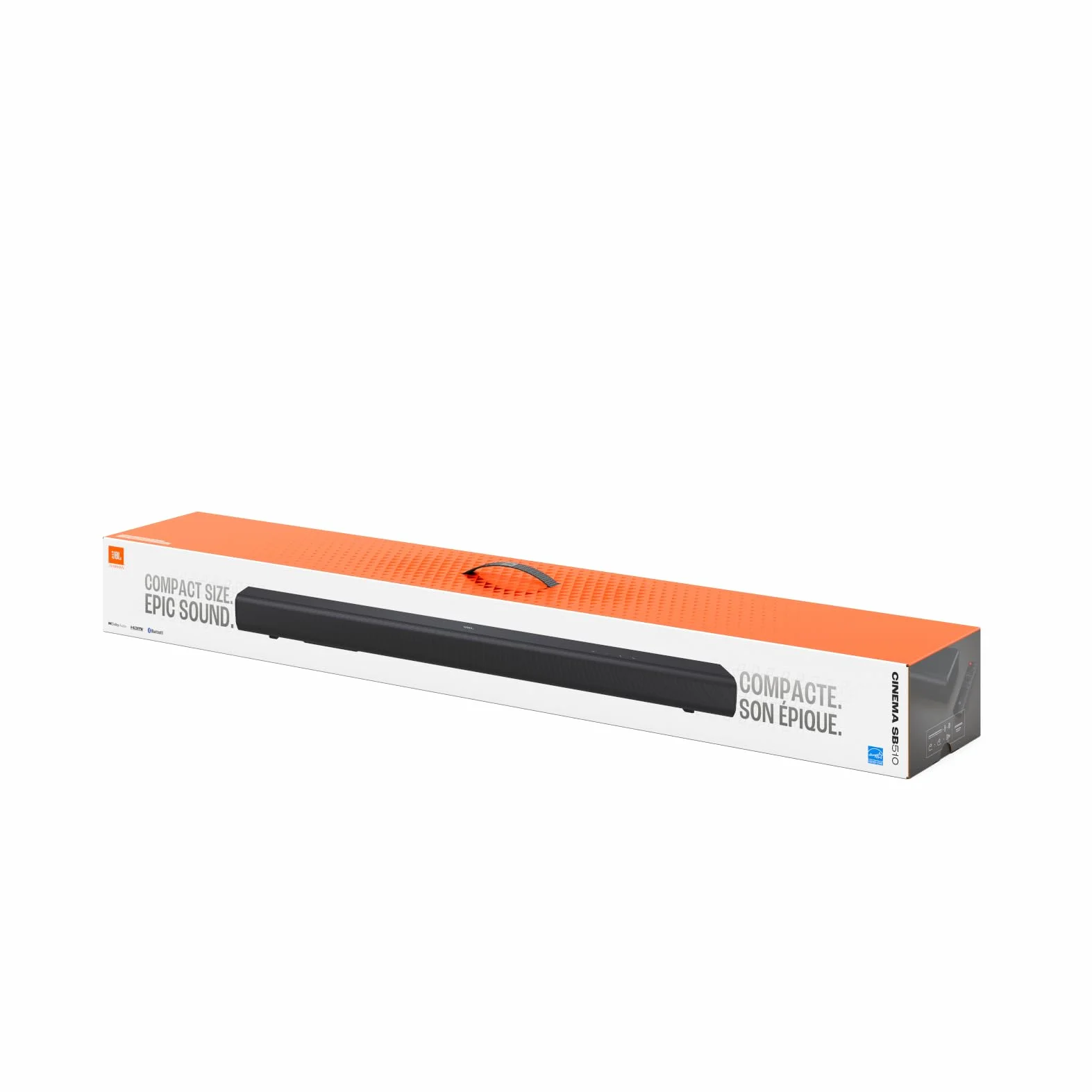 JBL Cinema SB 510 Soundbar 3.1 Canali Subwoofer Integrato Bluetooth Dolby Atmos HDMI ARC 200 Watt Nero
