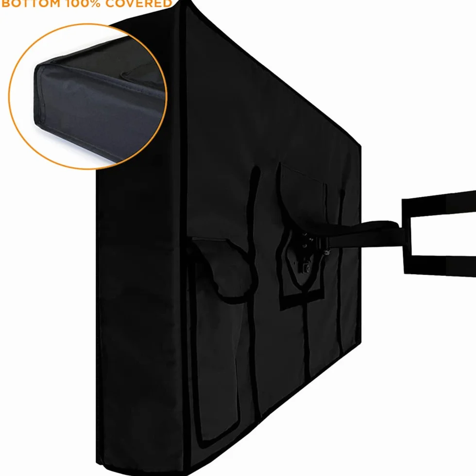 Copertura per TV da esterni 55-58 pollici, tessuto Oxford 600D impermeabile antipolvere anti UV