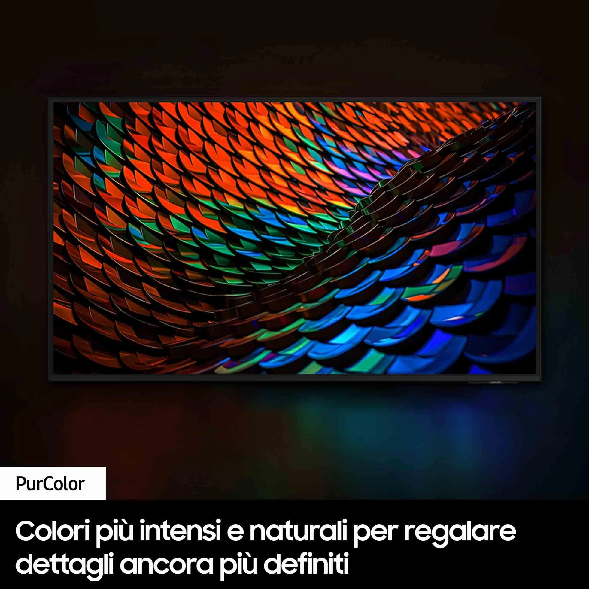 Samsung Smart TV 43" UE43DU7170UXZT Crystal 4K UHD Slim Look DVB-T2 Q-Symphony OTS Lite Bixby Alexa Google Assistant Black