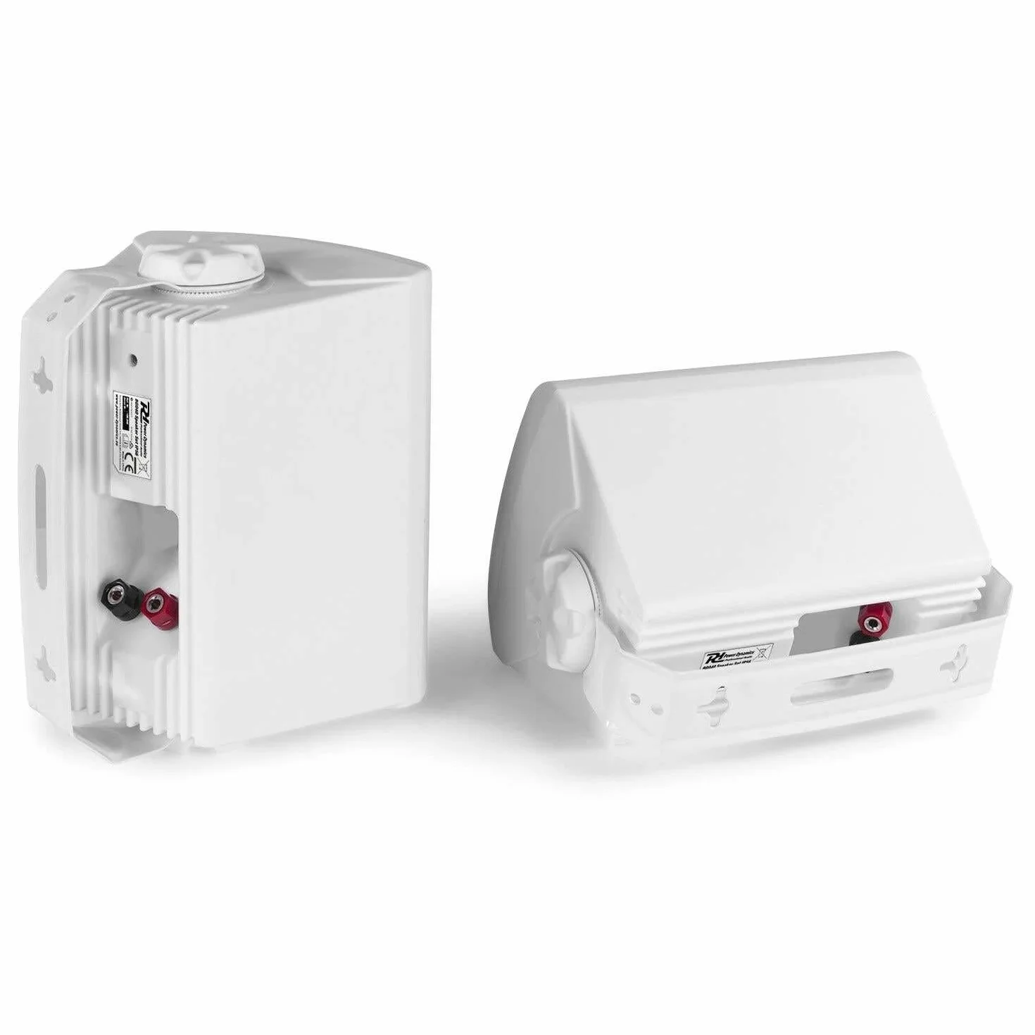 Power Dynamics BGO40 Set di Diffusori a 2 Vie, Woofer 4", Tweeter 3/4", 100 W, Bianco