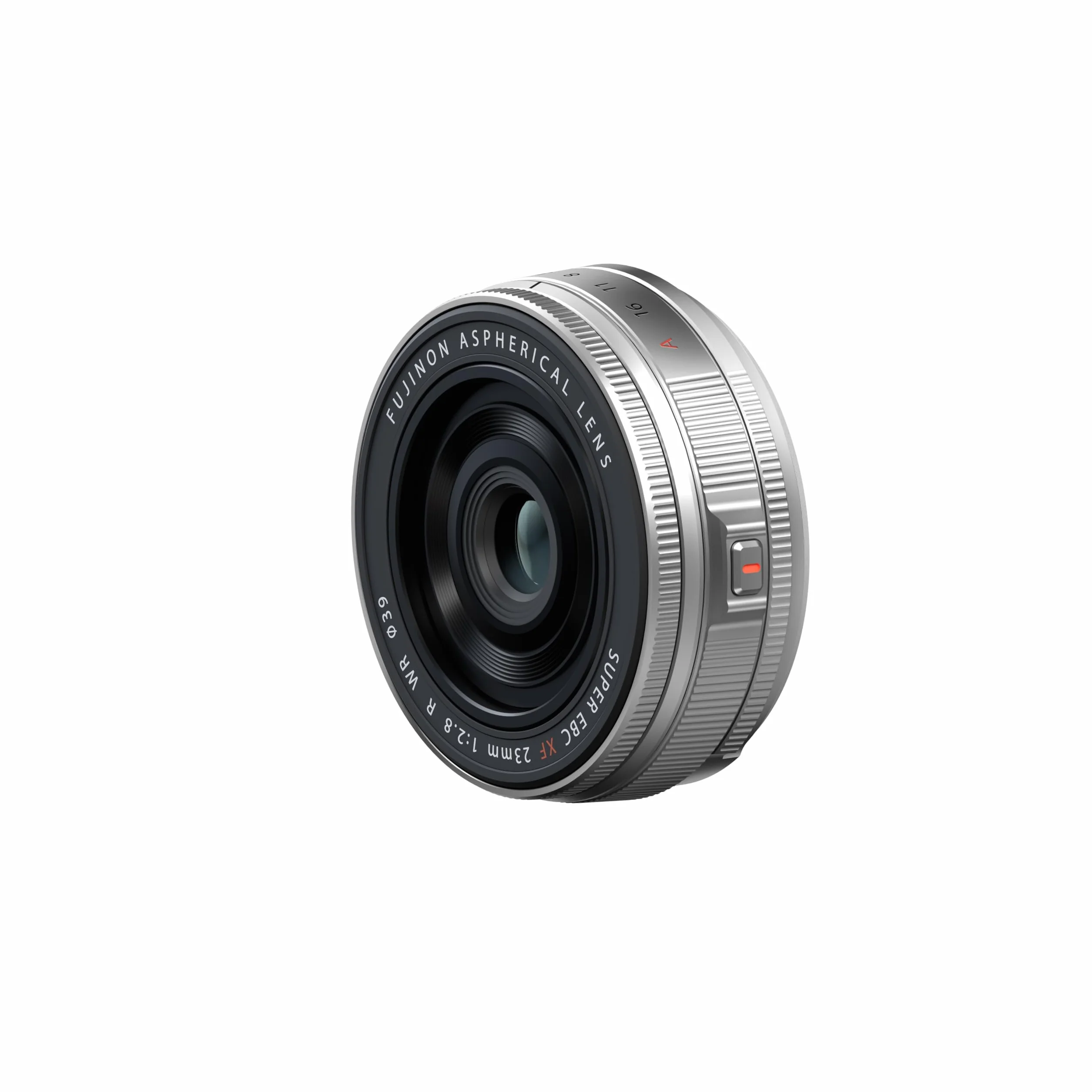Fujifilm FUJINON XF23mmF2.8 R WR Silver, Obiettivo 23mm, f/2.8, Resistente alle Intemperie, Attacco X Mount, Argento