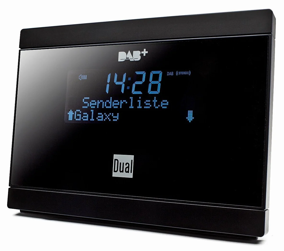 Dual DAB-2A Radio Digitale DAB+/UKW con Display LCD Sveglia Telecomando Adattatore Nero