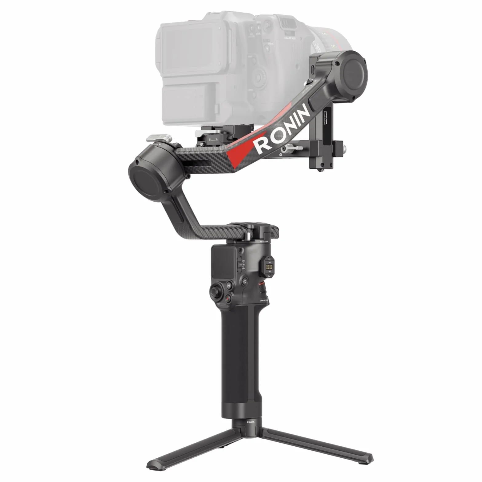 DJI RS 4 Pro, stabilizzatore a tre assi per fotocamere cinematografiche e DSLR Canon/Sony/Panasonic/Nikon/Fujifilm, riprese verticali native di 2ª gen., carichi di 4,5 kg, motori Dual Focus e Zoom