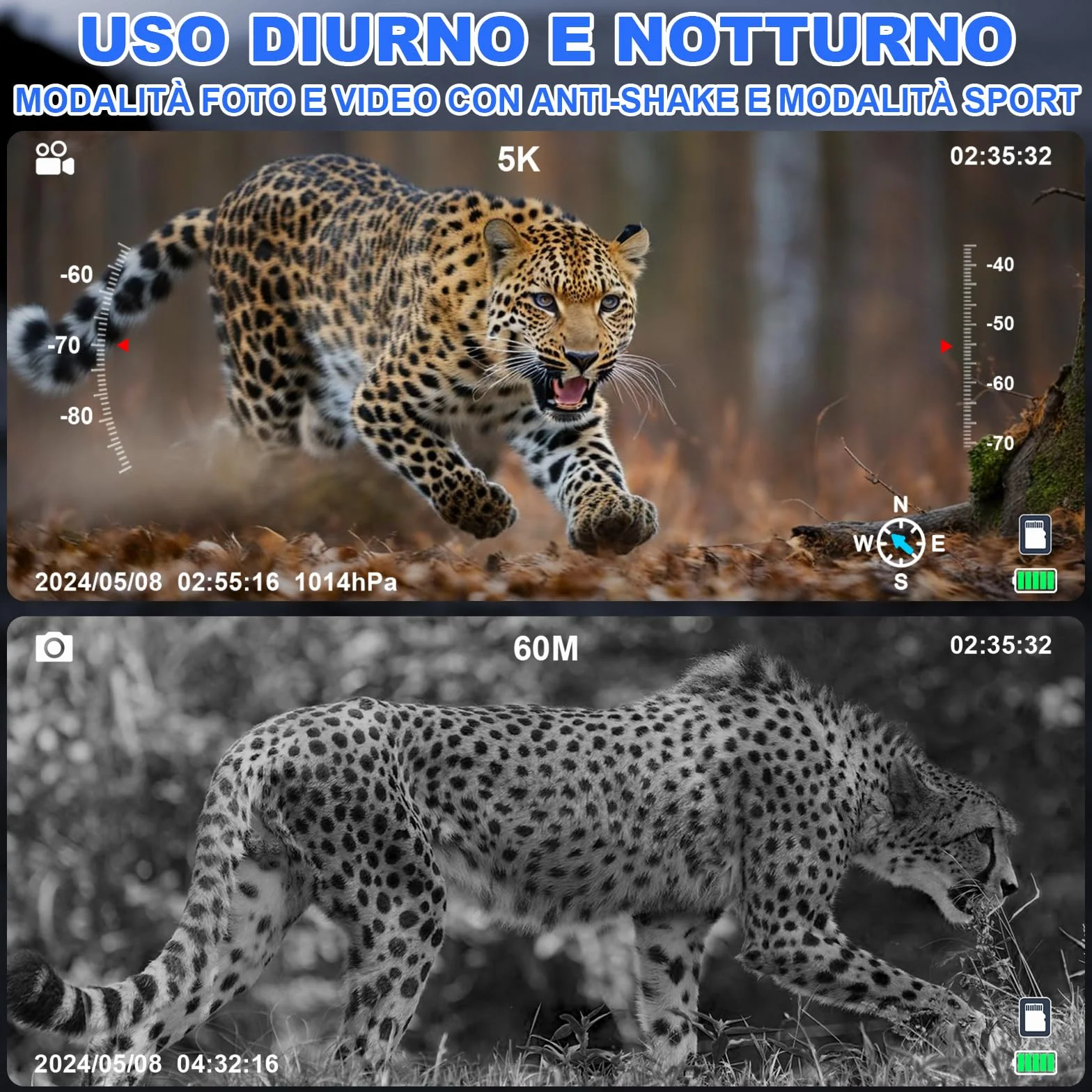Visore Notturno Termico 5K | Binocolo Visione Notturna