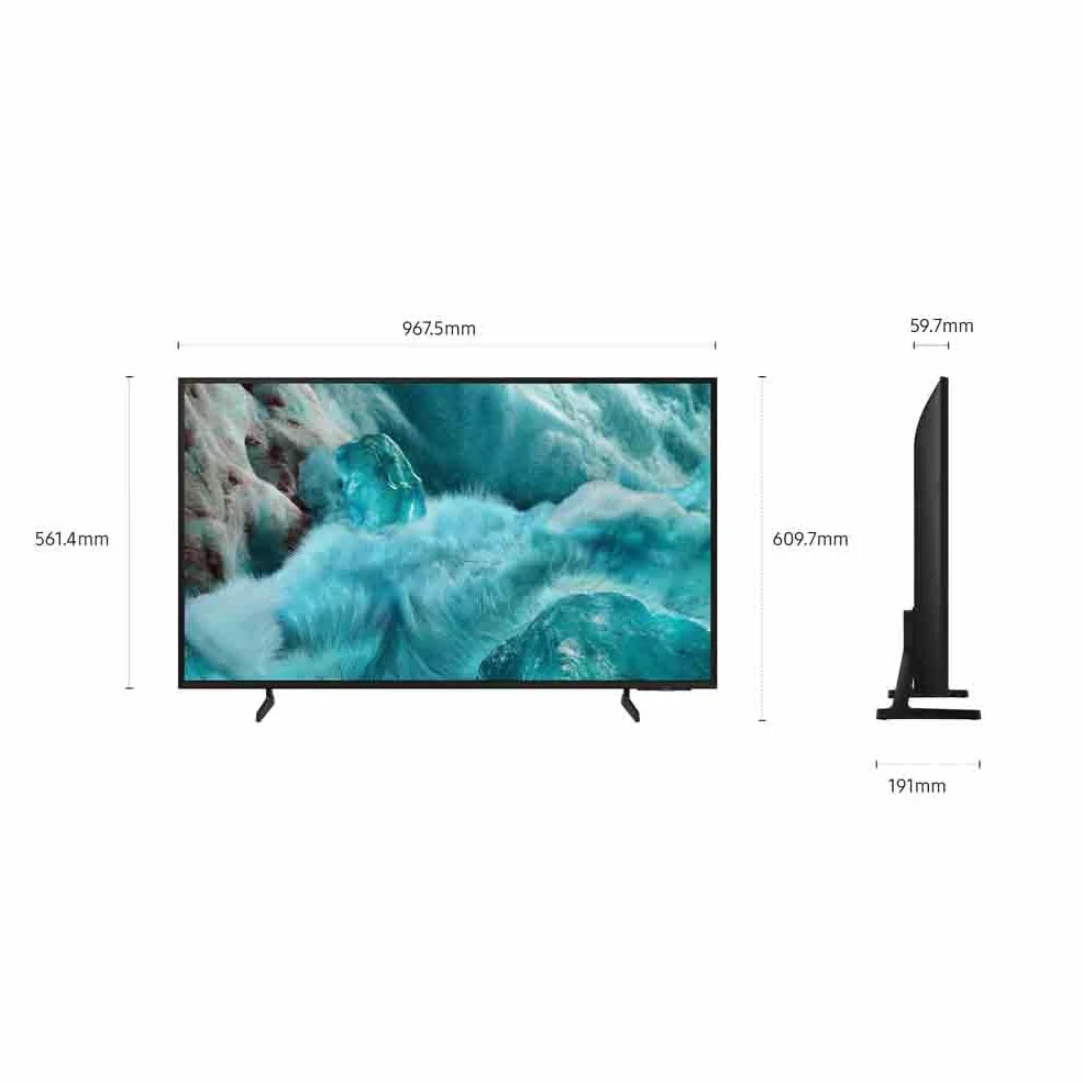 Samsung QLED 4K Smart TV 43'' QE43Q7F4AUXZT Q4 Processor, Quantum Dot, Motion Xcelerator, OTS Lite, 2025