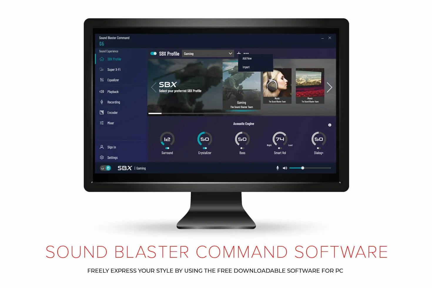 Sound BlasterX G6 (GRIGIO)
