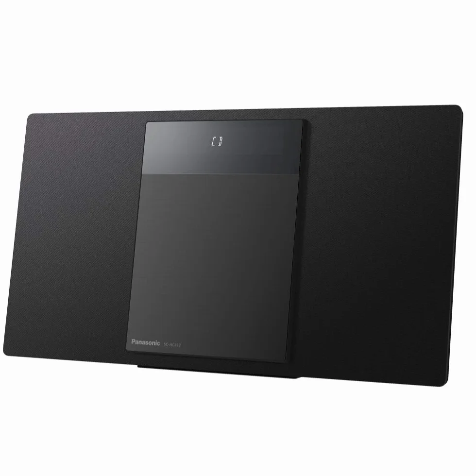 Panasonic SC-HC412EG-K Sistema Hi-Fi Micro Compatto Multisorgente, CD, Bluetooth, FM Radio, DAB+, USB, Nero