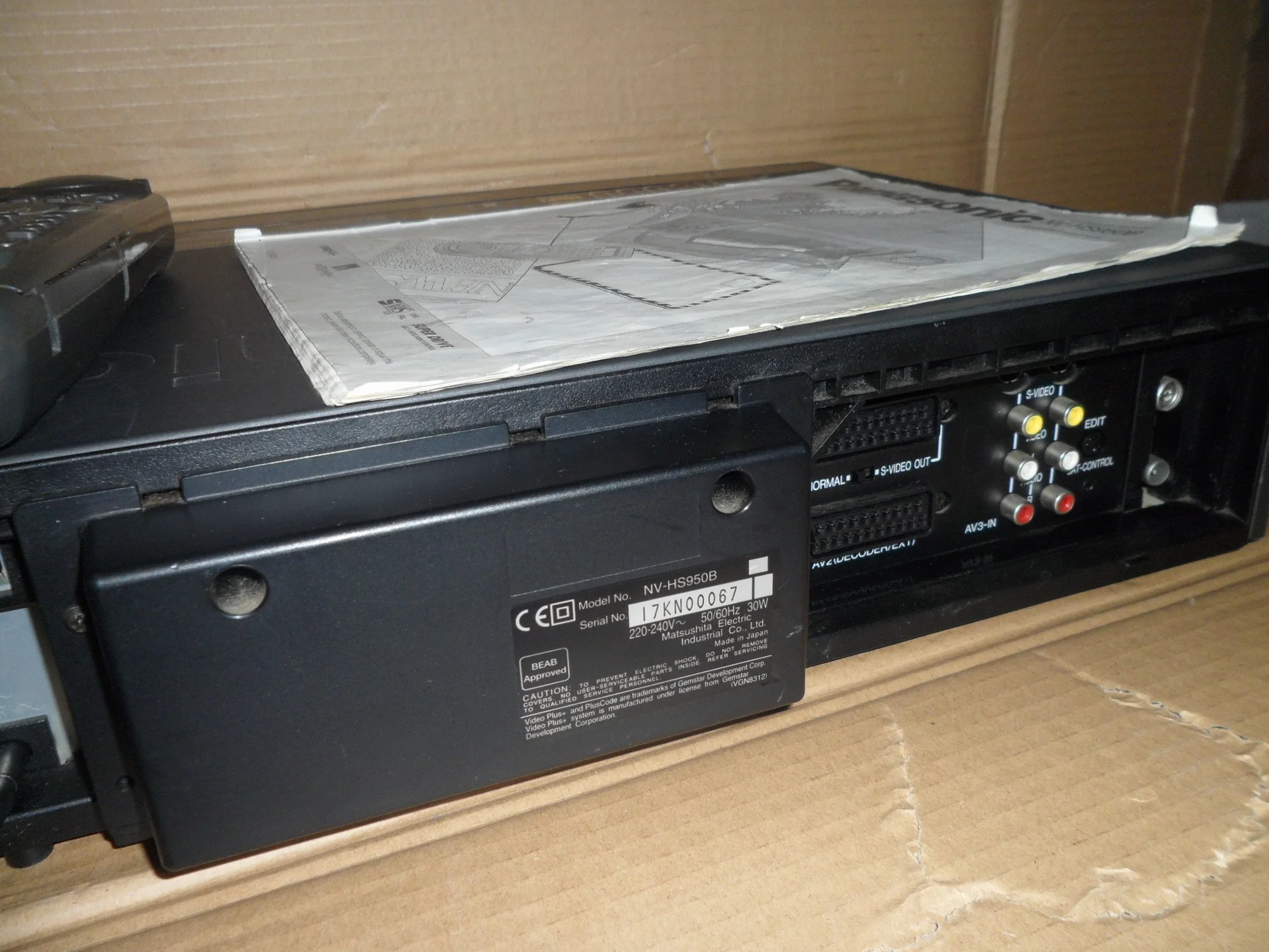 Panasonic NV-HS 950 S-VHS Videoregistratore