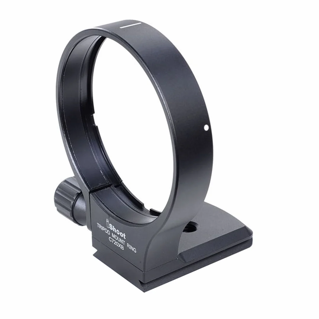 iShoot Anello di montaggio per treppiede B(W) compatibile con Canon EF 70-200mm f/2.8L USM/is USM/is II USM/III USM, EF 100-400mm f/4.5-5.6L is USM, EF 35-350mm f/3.5-5.6L USM, EF 300mm f/4L è USM