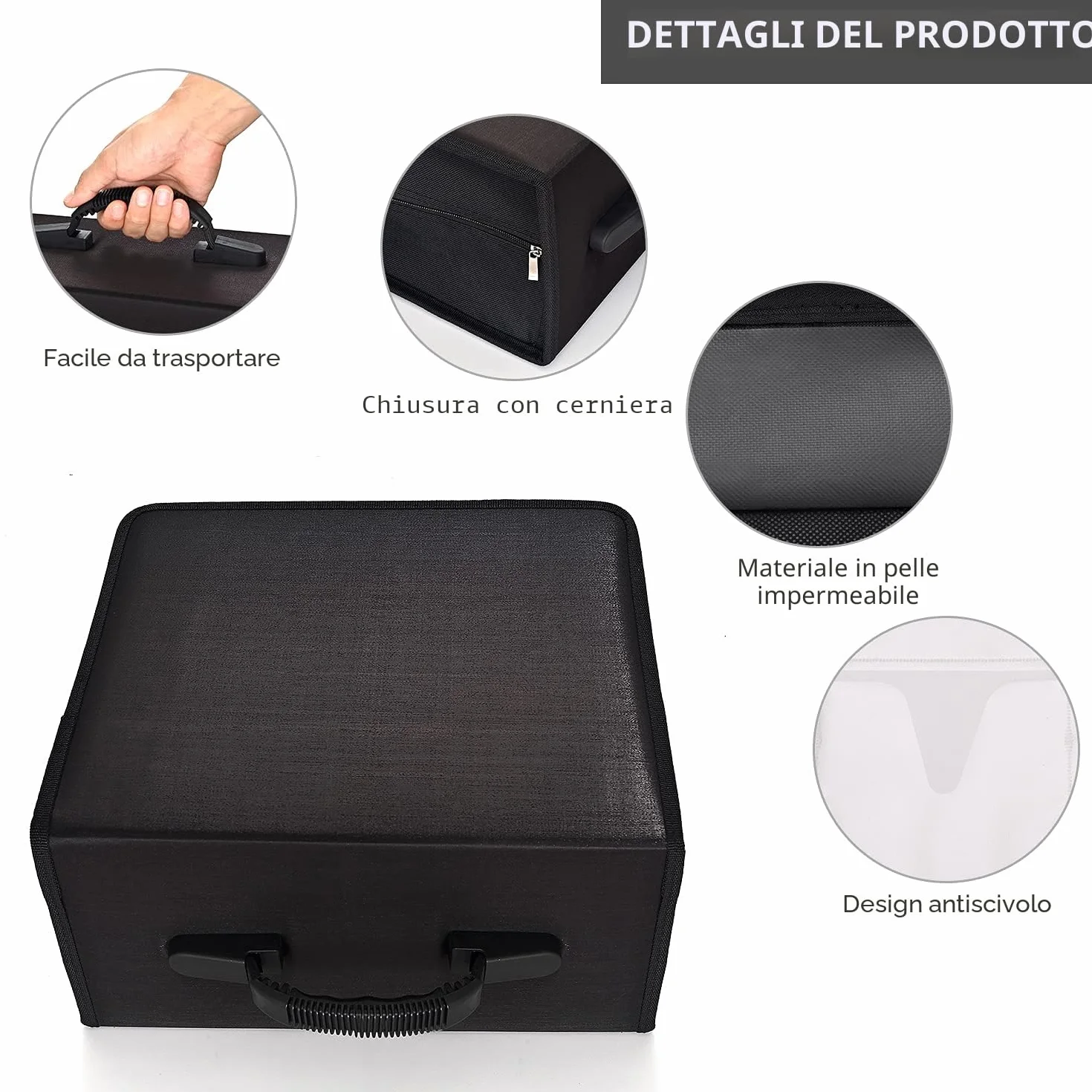 alavisxf xx Custodia per CD, capacità 432, porta DVD, resistente, con cerniera, organizer per film, media, raccoglitore per auto, casa, ufficio, viaggi