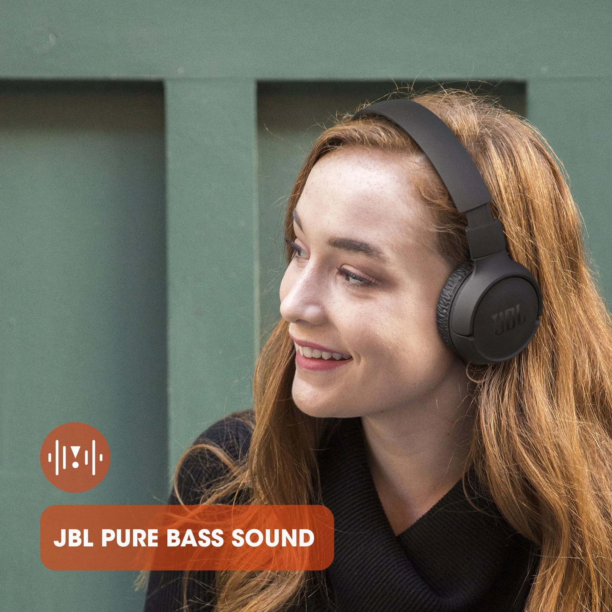 JBL Tune 510 BT Cuffie On-Ear Wireless Bluetooth 5.0 Pieghevole Microfono Integrato 40 Ore Ricarica Veloce Nero