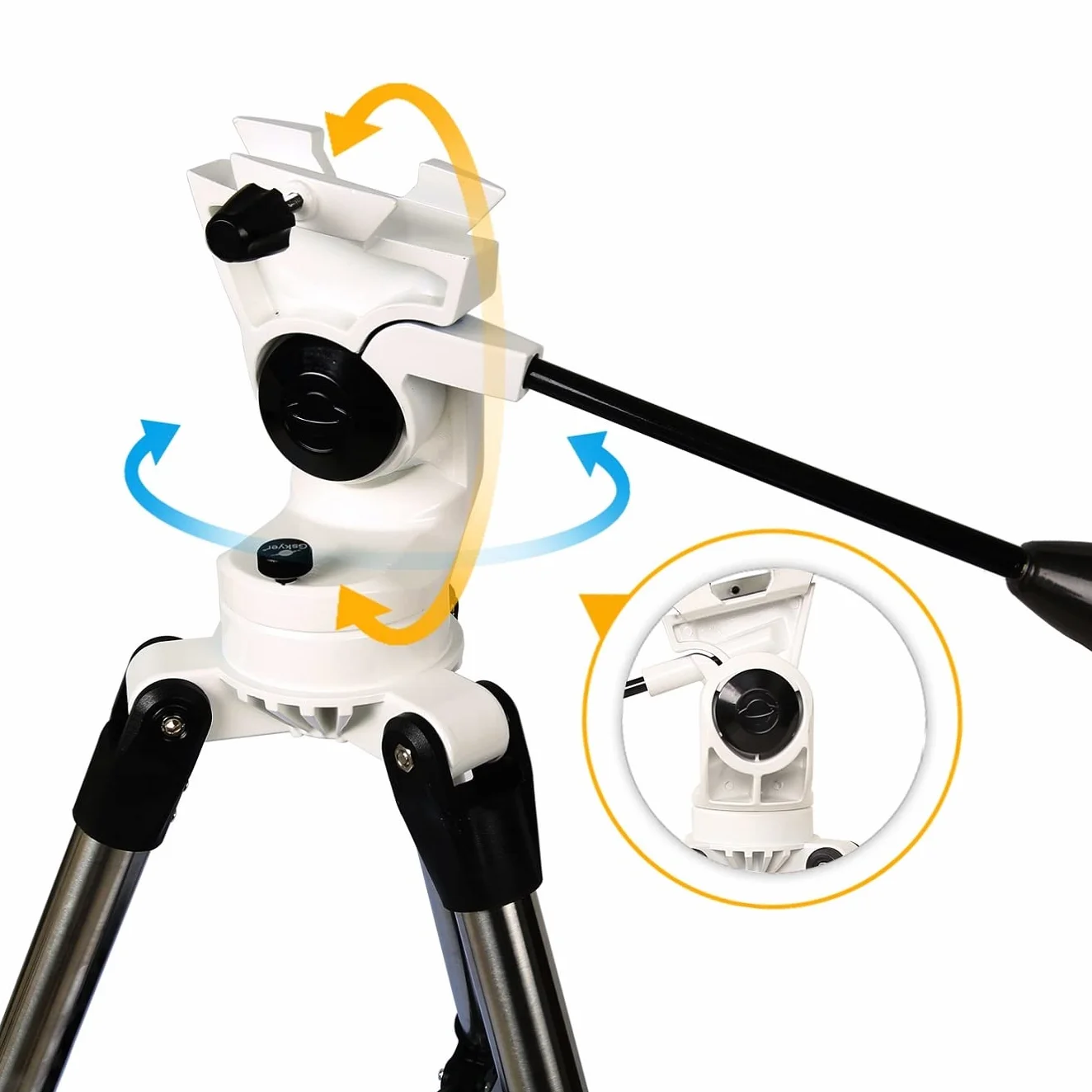 Gskyer Telescopio 90/600 con rifrattore astronomico per bambini principianti adulti D-906
