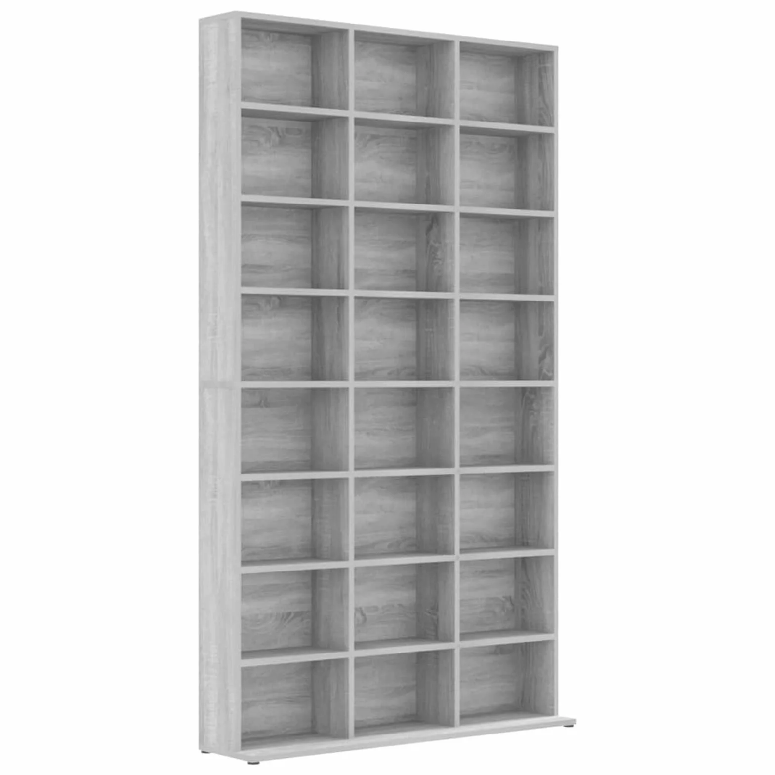 Lechnical Mobile Porta CD Grigio Sonoma 102x23x177,5 cm Legno Multistrato,Mobile Porta CD,Porta CD,Scaffalatura per CD