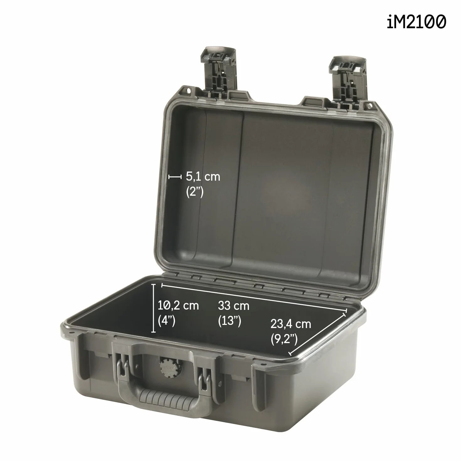 PELI Storm IM2100 Scatola Impermeabile per foto e Video, 17L Capacità, Prodotto in USA, Con inserto in Schiuma Personalizzabile, Colore 12L